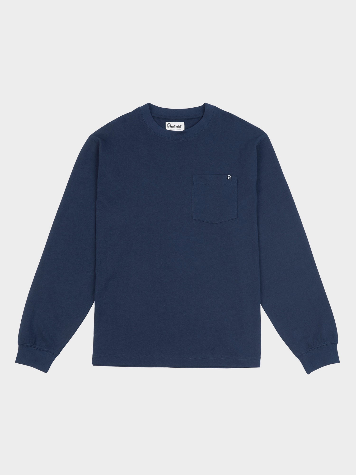 Chest Pocket Long Sleeve T-Shirt in Navy Blue – Penfield