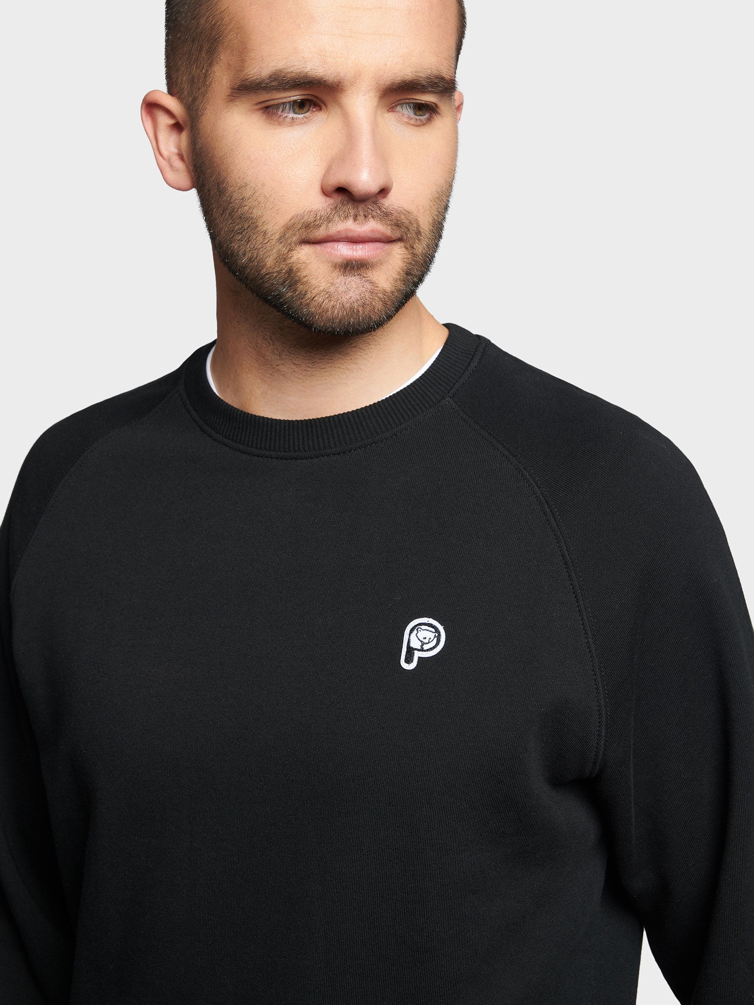 P Bear Sweater in Black