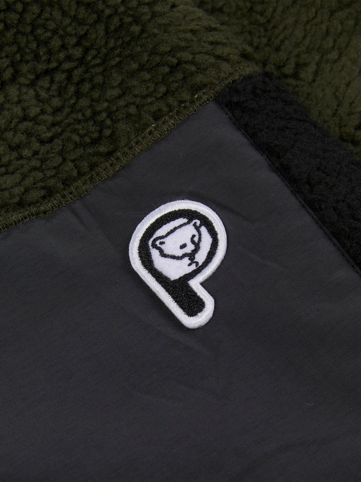 P Bear Fleece Jacket in Castlerock
