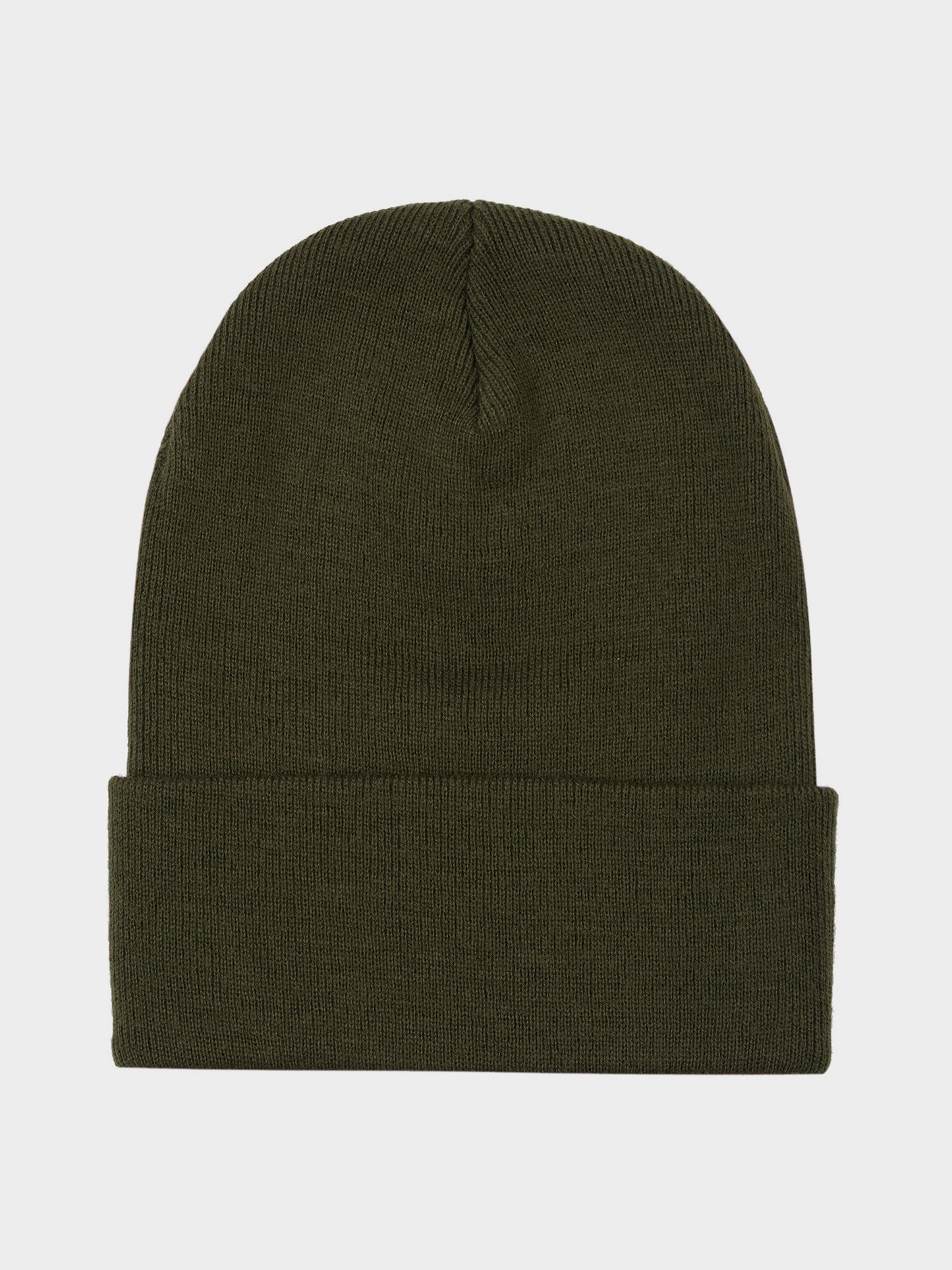 Reverse Badge Beanie in Forest Night