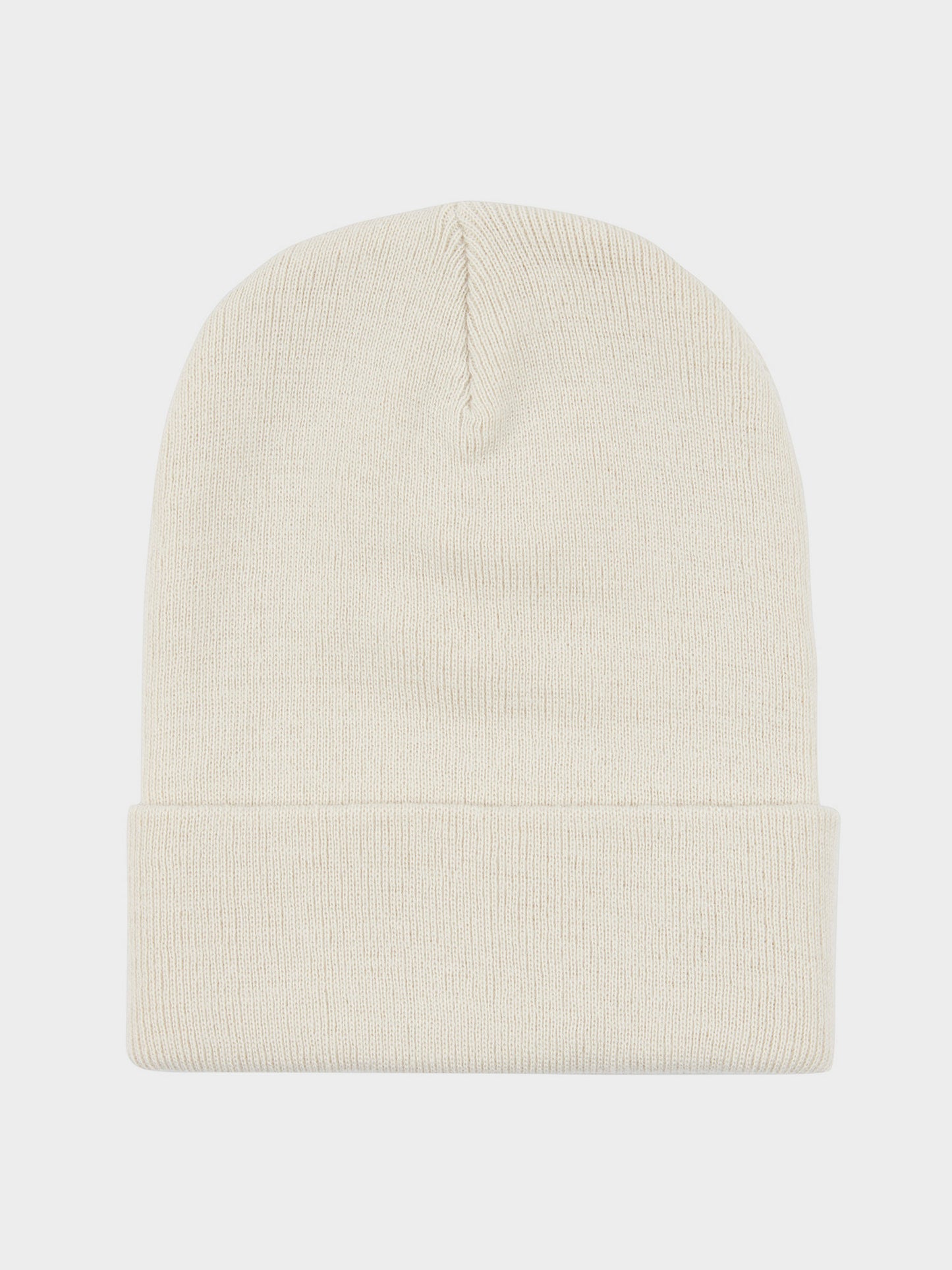 Reverse Badge Beanie in Marshmallow