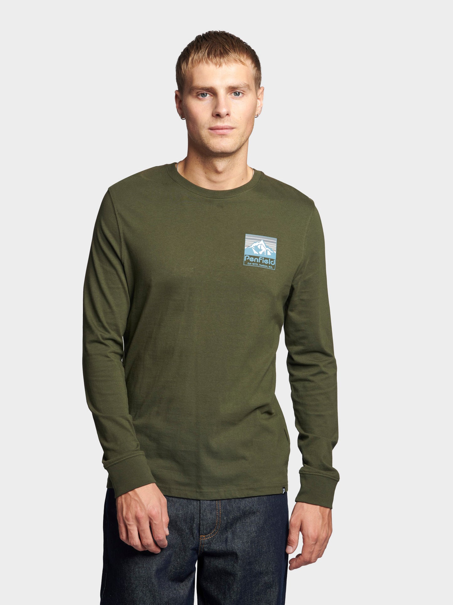 Penfield Back Graphic LS T-Shirt Forest Night