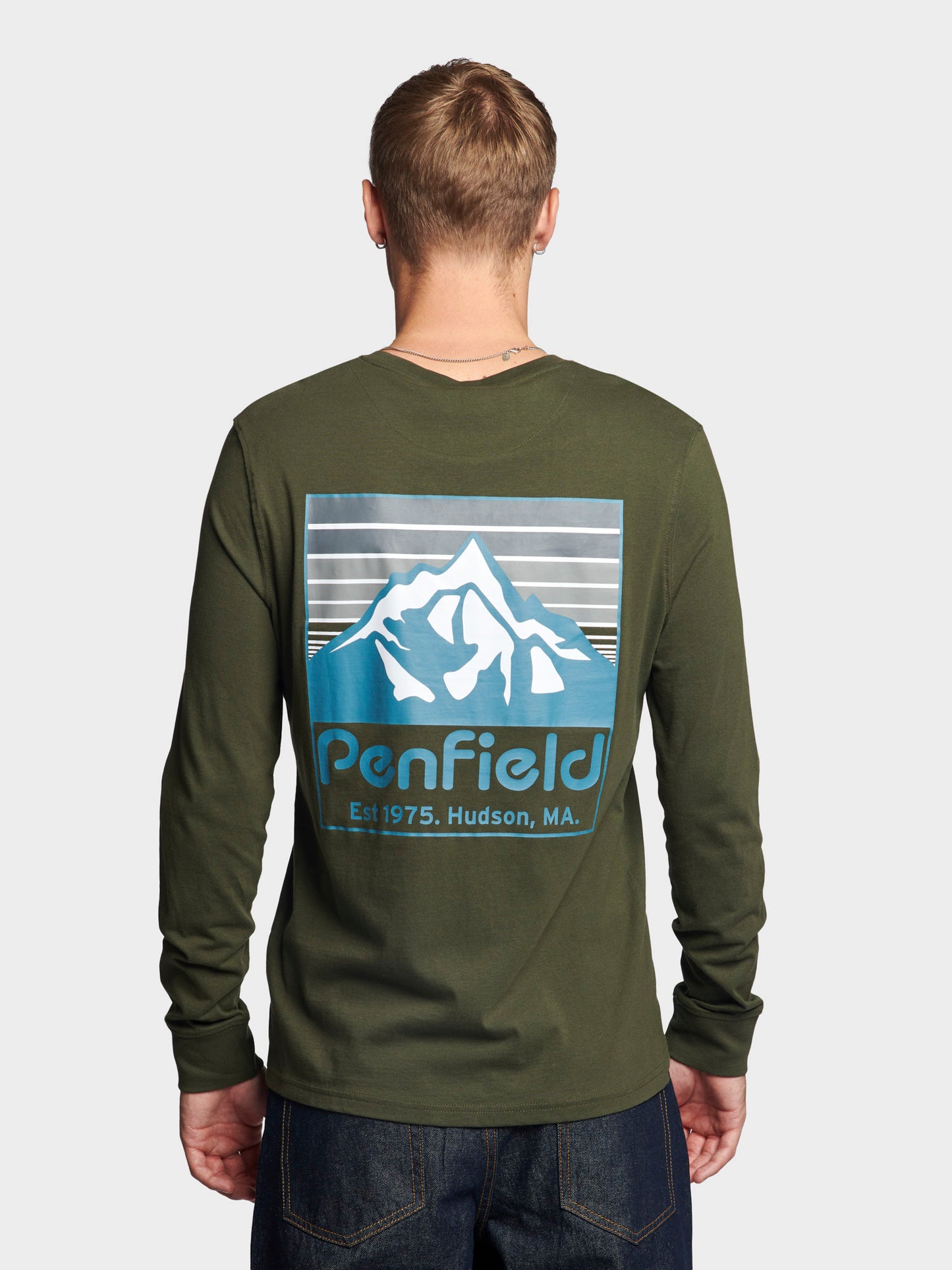 Penfield Back Graphic LS T-Shirt Forest Night