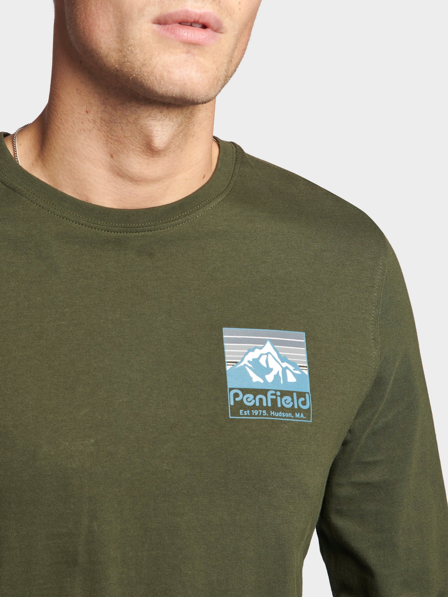 Penfield Back Graphic LS T-Shirt Forest Night