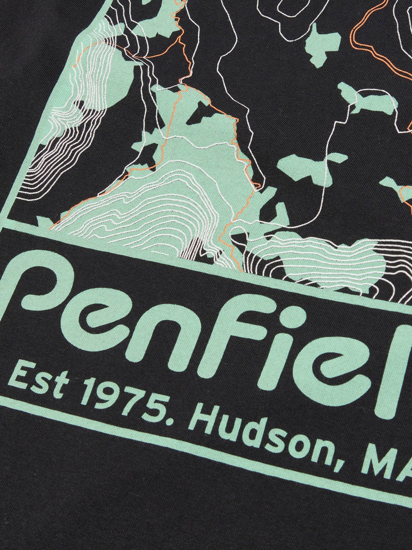 Yosemite Trail Satellite Long Sleeve T-Shirt in Black