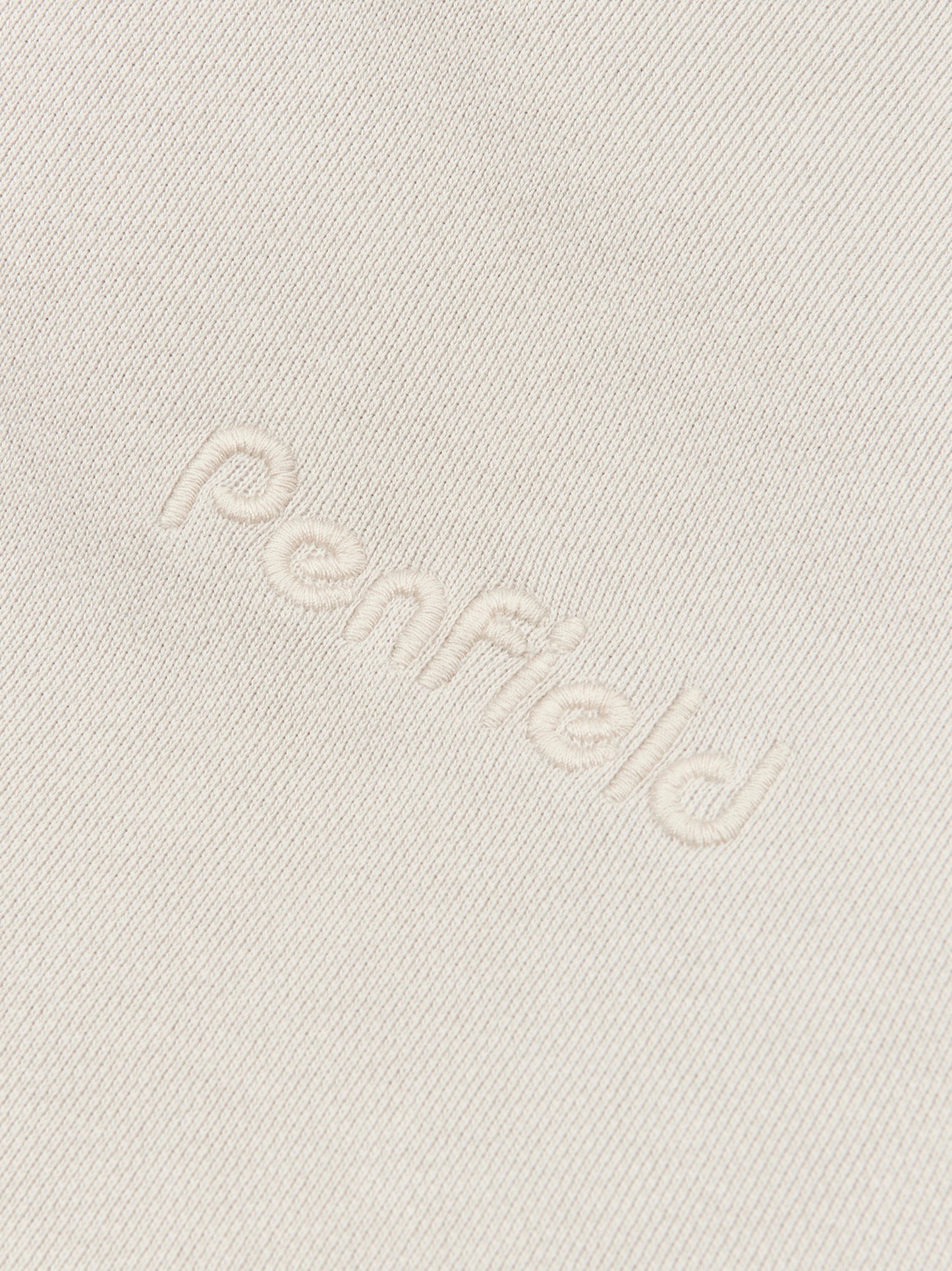 Washed Loopback Hoodie in Silver Gray