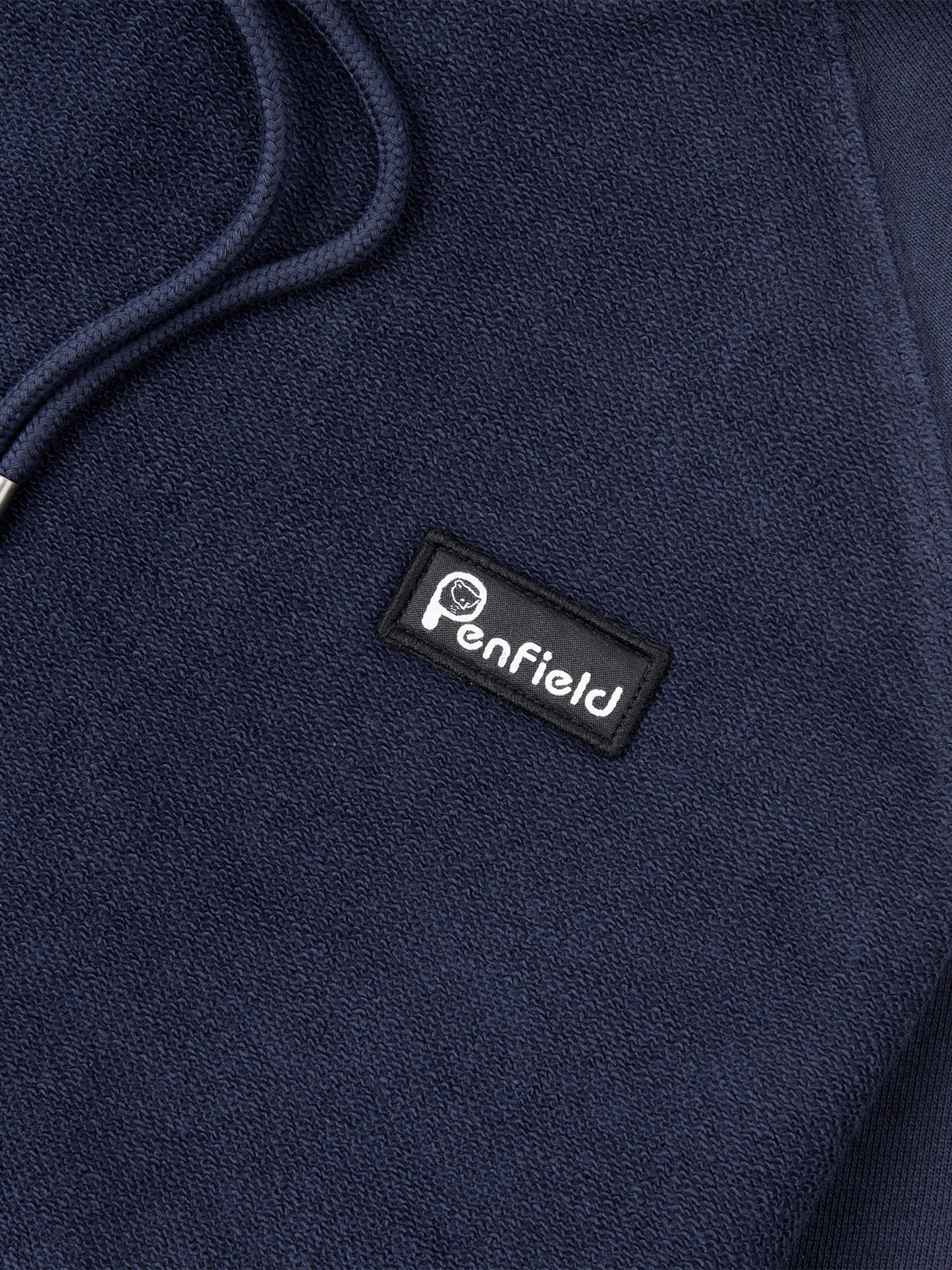 Reverse Loopback Hoodie in Navy Blue