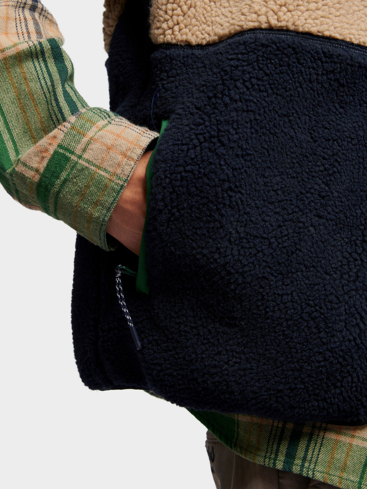 Mattawa Fleece Vest in Sodalite Blue