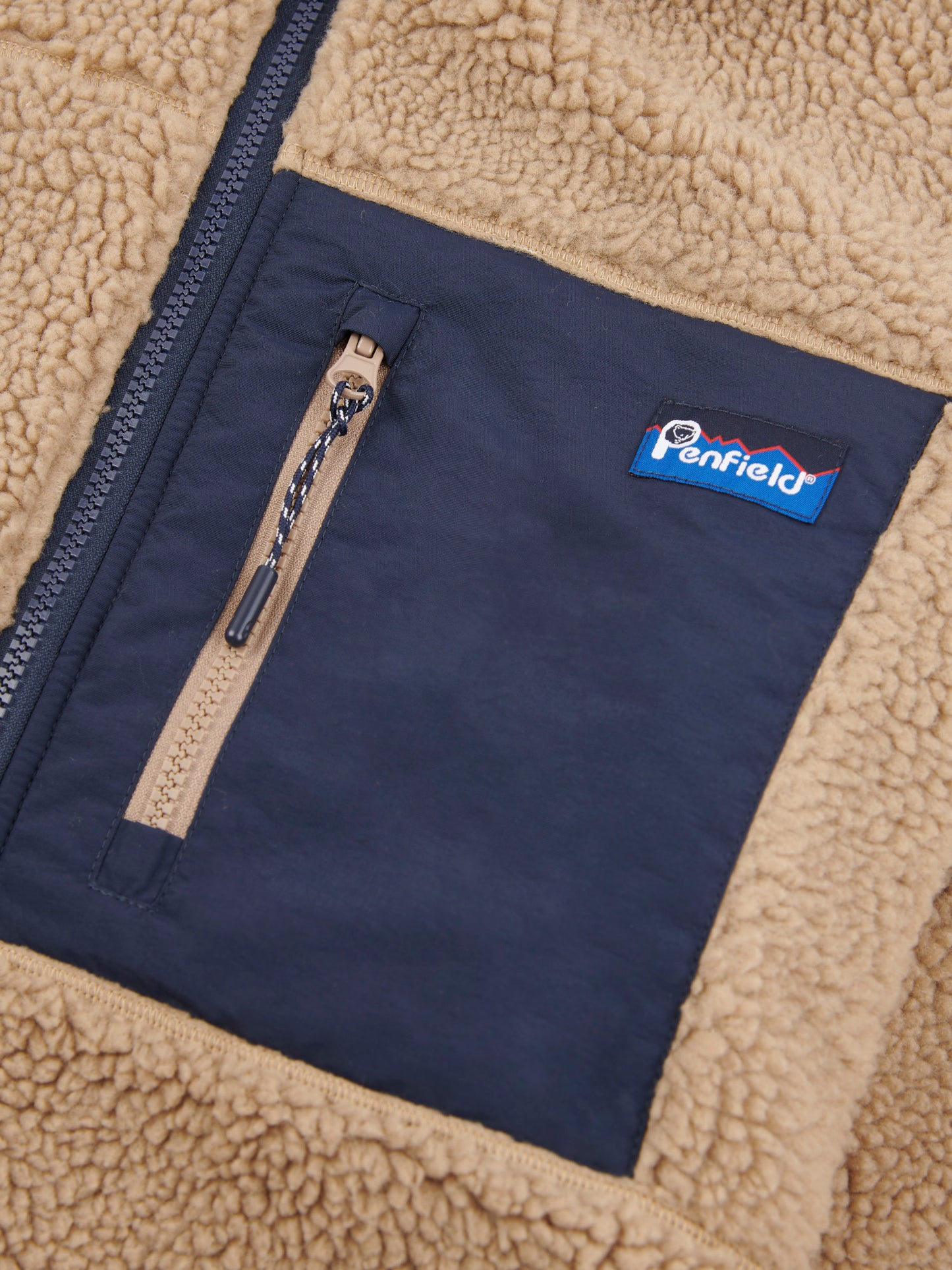 Penfield Mens Mattawa Fleece Jacket in Chinchilla