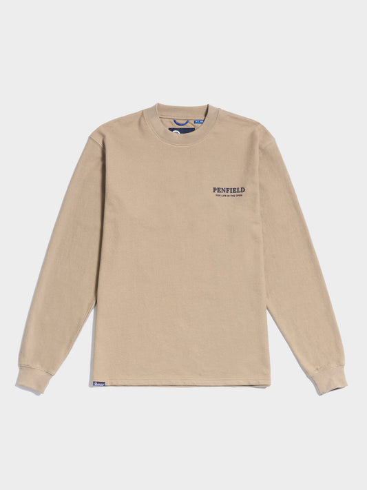 Black Bear Long Sleeve T-Shirt in Chinchilla