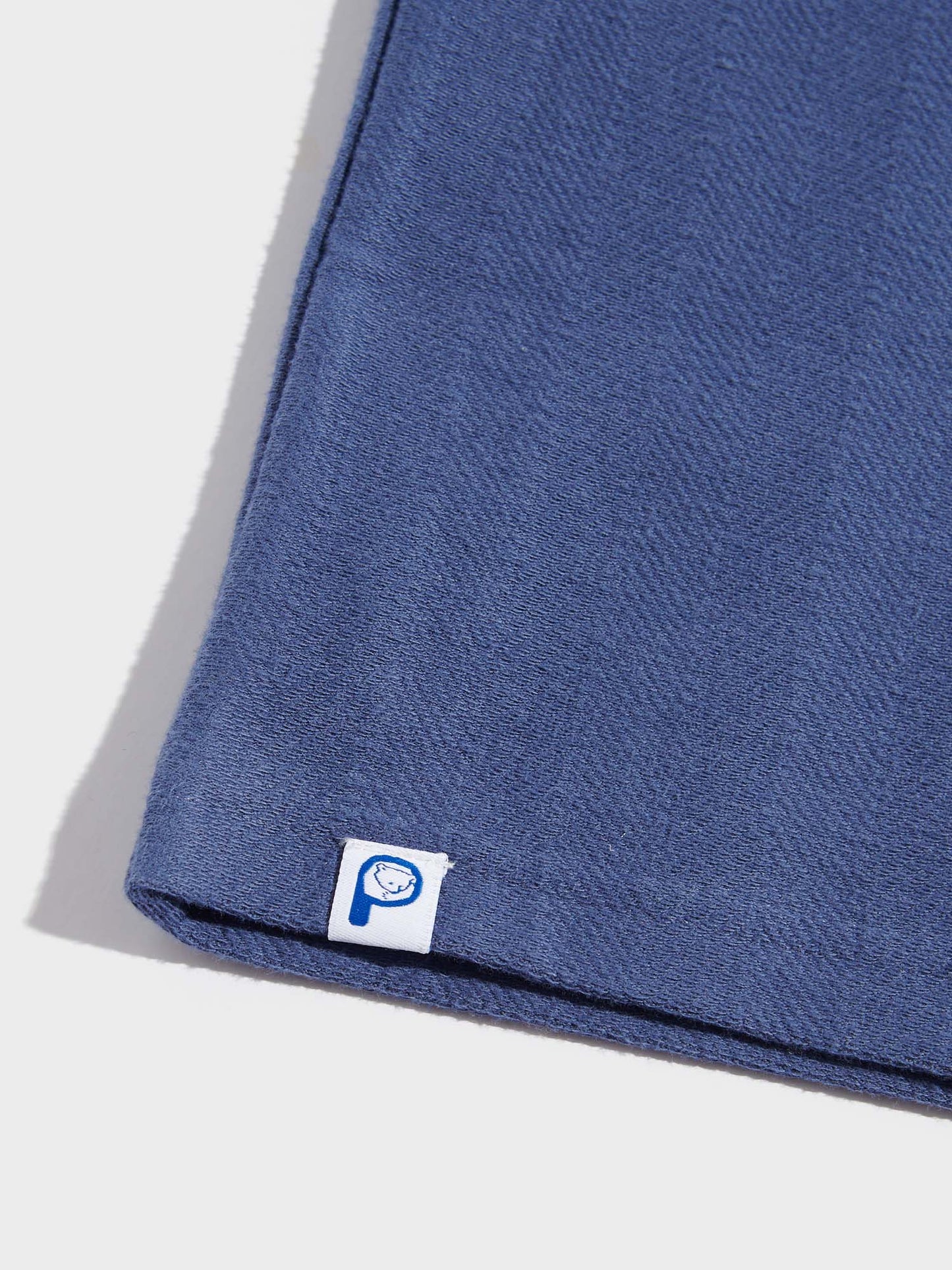 Textured T-Shirt in Blue Indigo