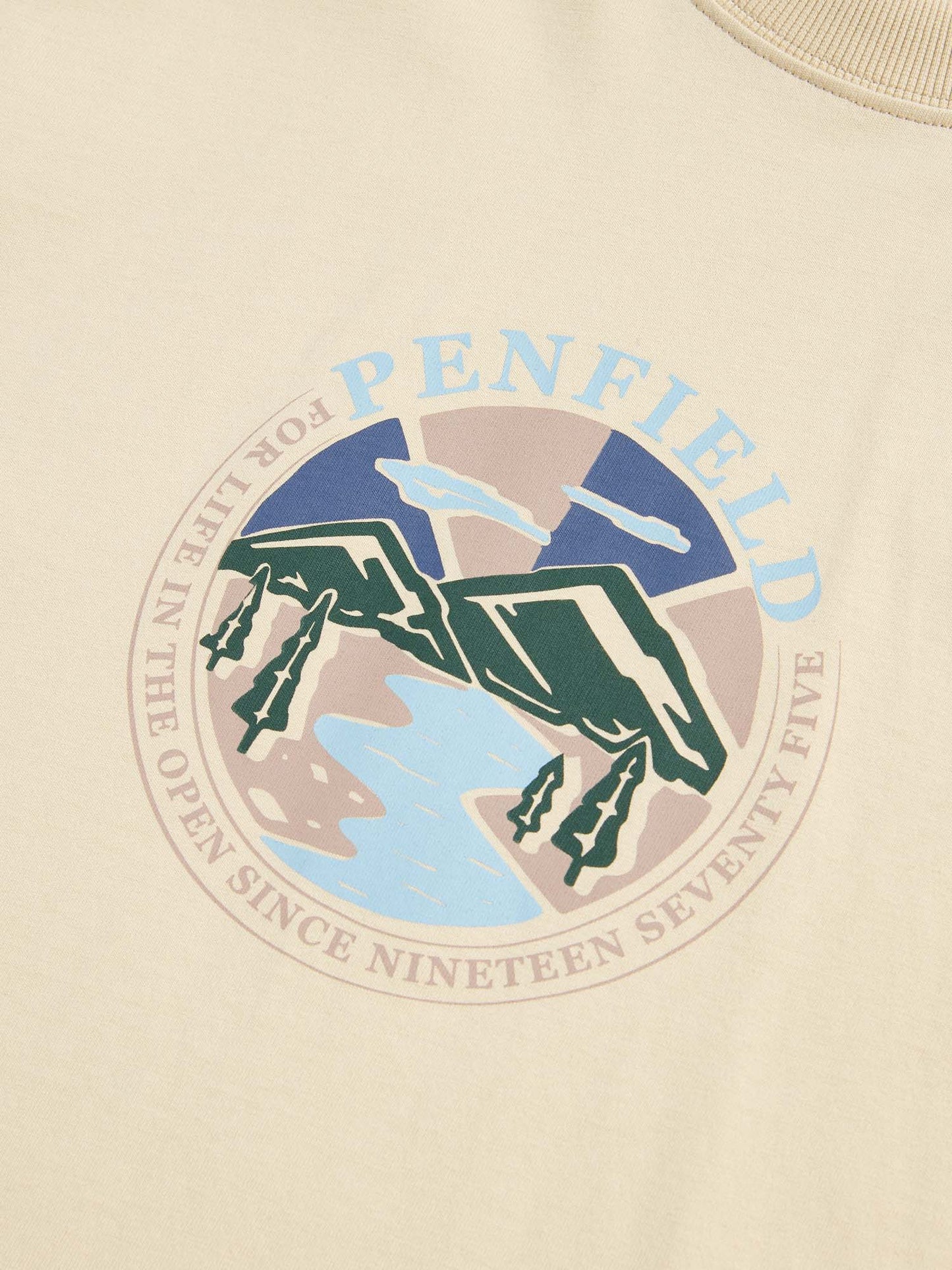Riverview T-Shirt in Brown Rice