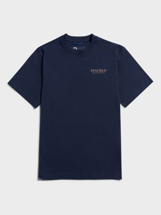 Wild Bear T-Shirt in Navy Blue