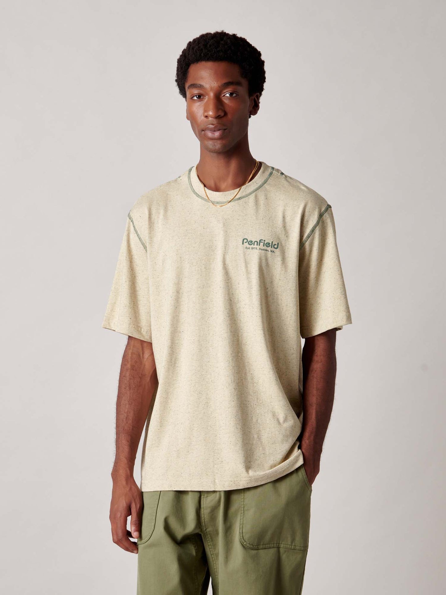 Trailwear T-Shirt in Brown Rice