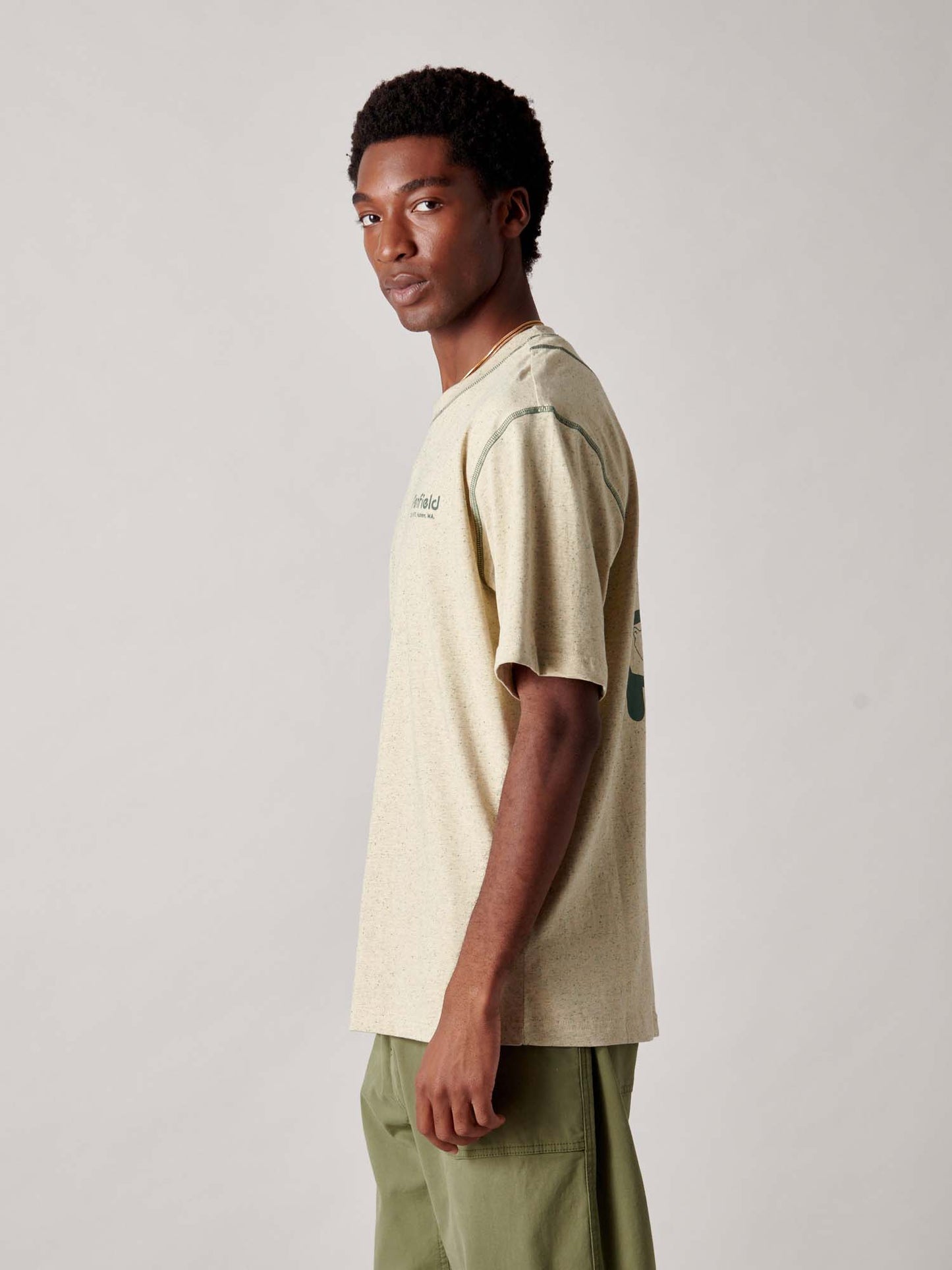 Trailwear T-Shirt in Brown Rice