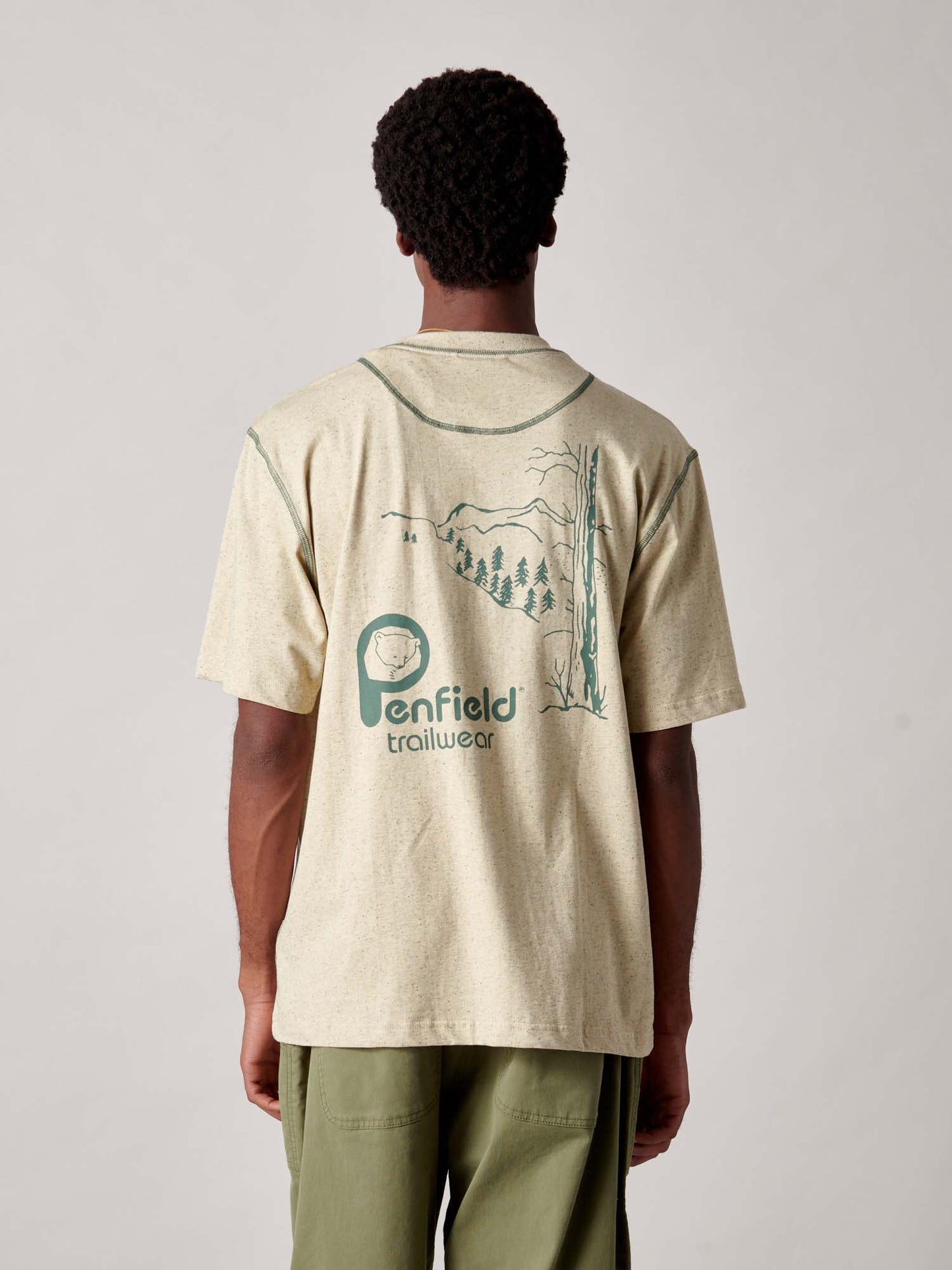 Trailwear T-Shirt in Brown Rice