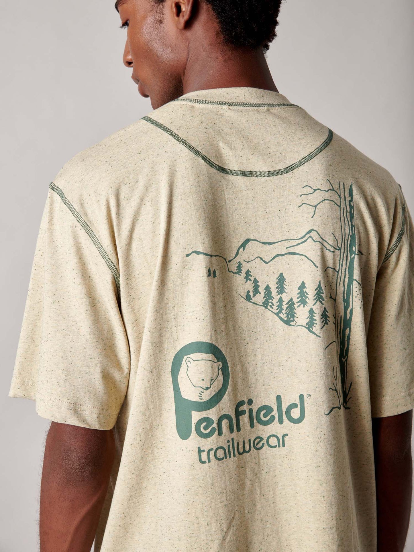 Trailwear T-Shirt in Brown Rice