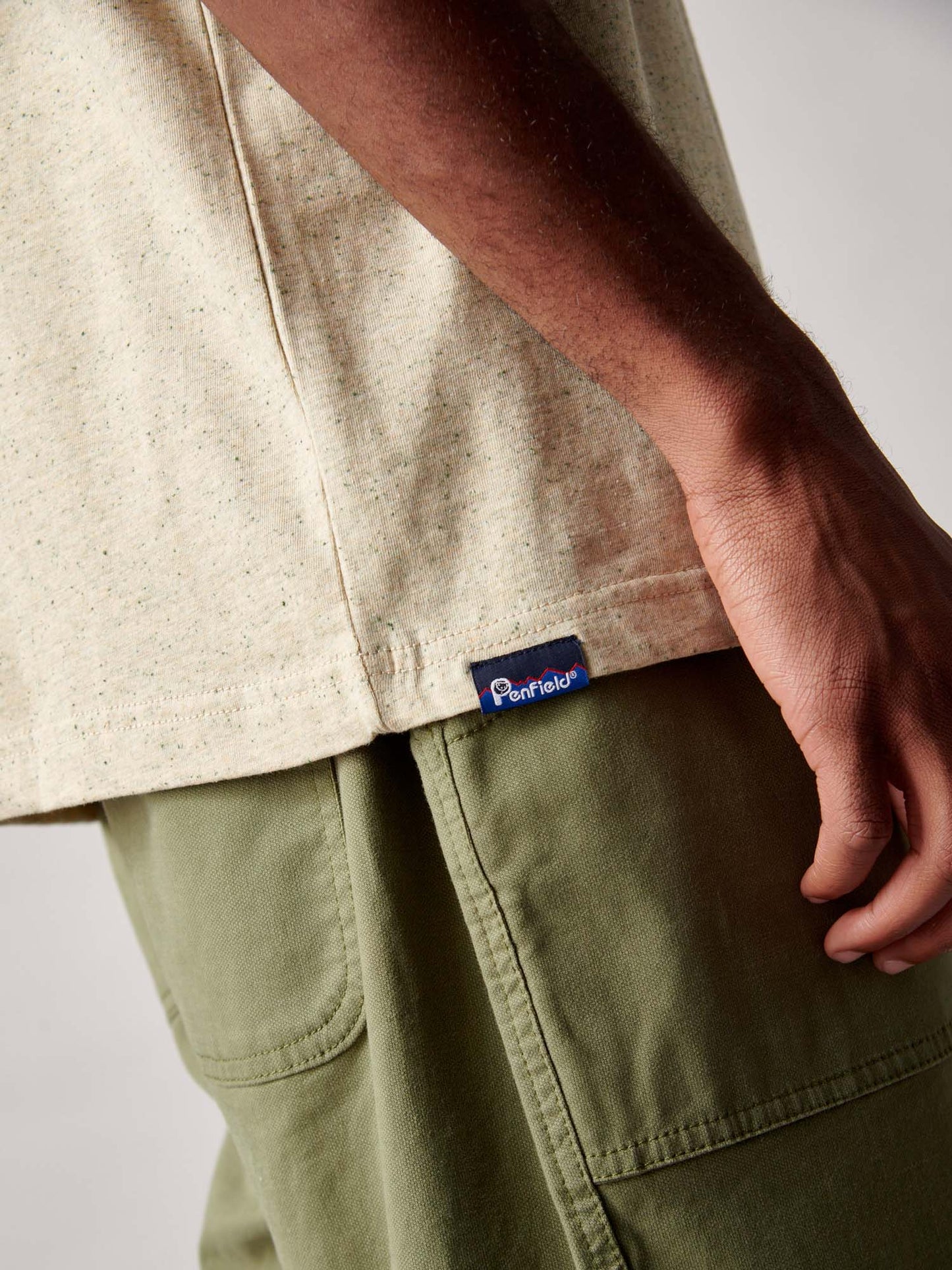 Trailwear T-Shirt in Brown Rice
