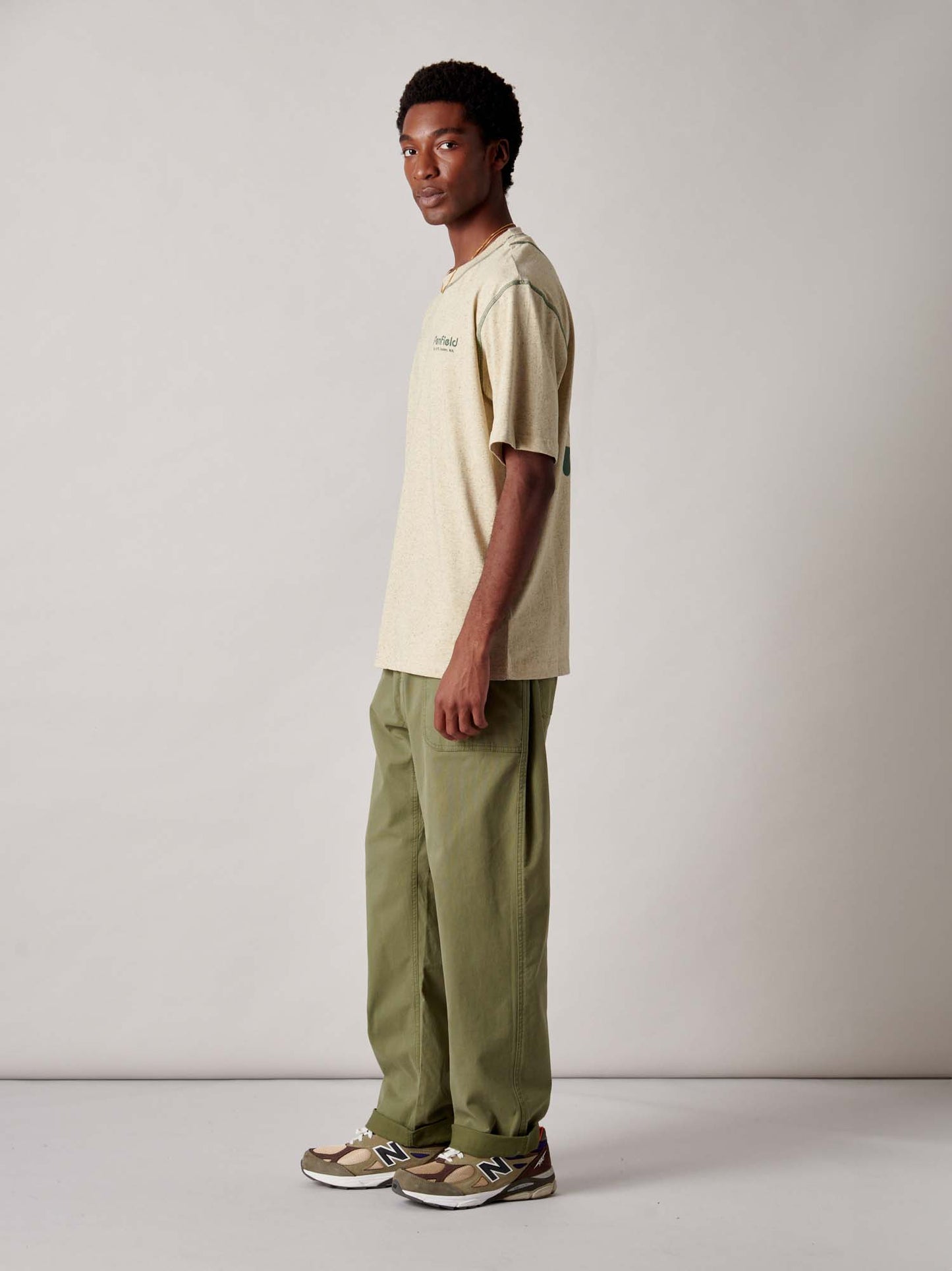 Trailwear T-Shirt in Brown Rice