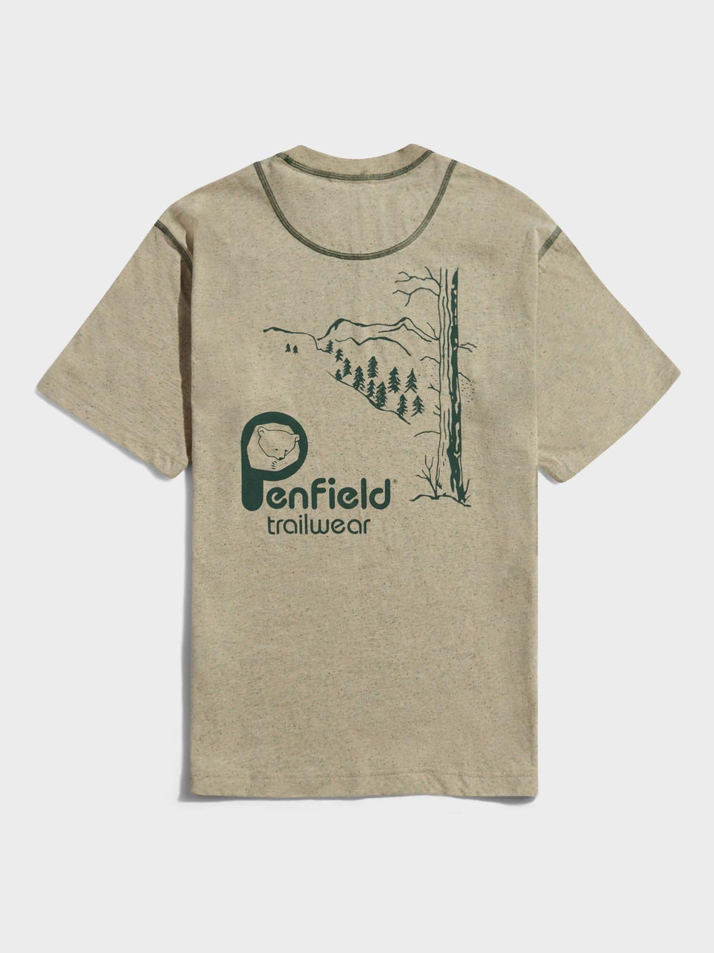 Trailwear T-Shirt in Brown Rice