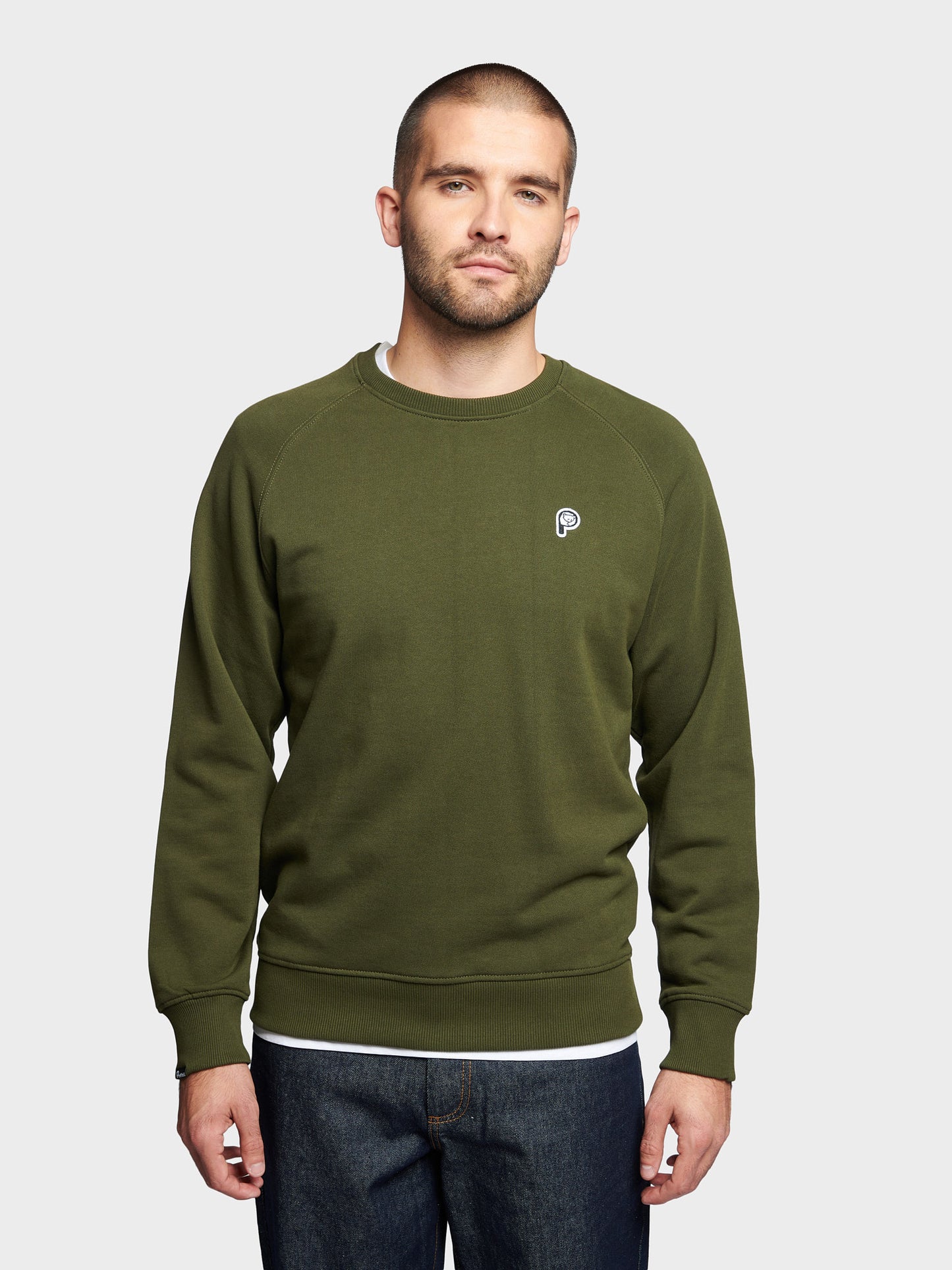 P Bear Sweater in Forest Night