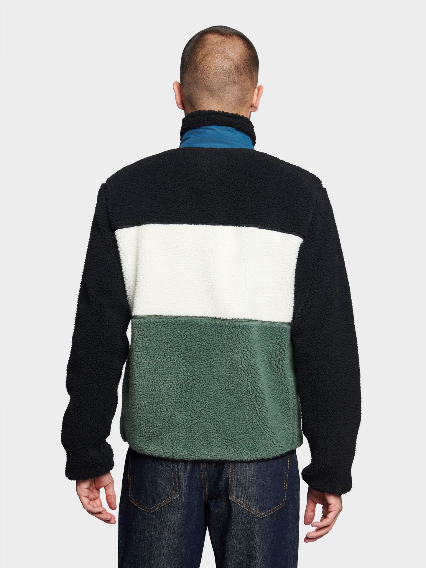 P Bear Borg Fleece Jacket in Laurel Wreath