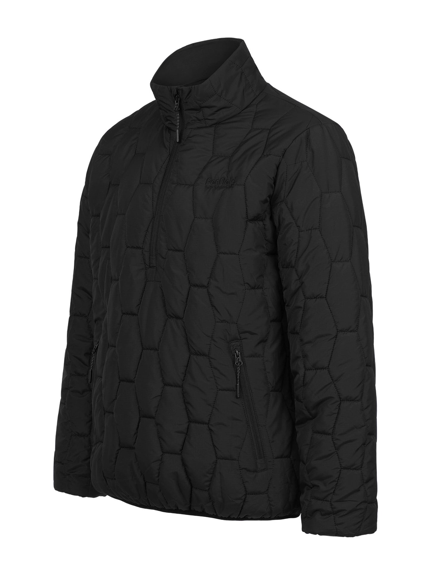 Hudson Script Overhead Jacket in Black