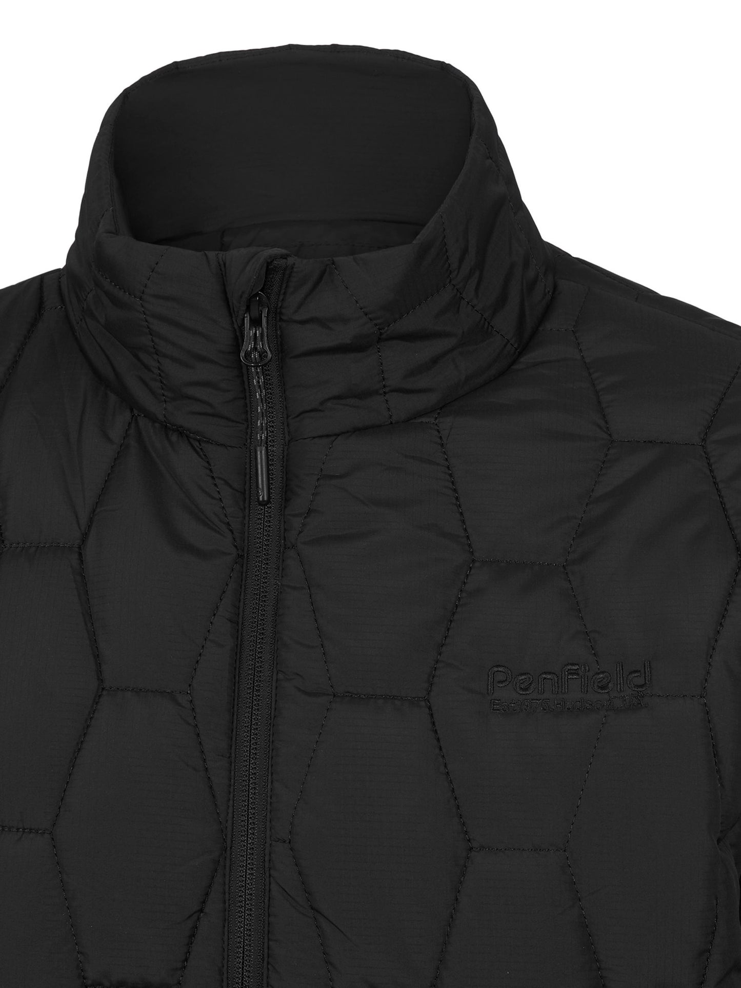 Hudson Script Overhead Jacket in Black