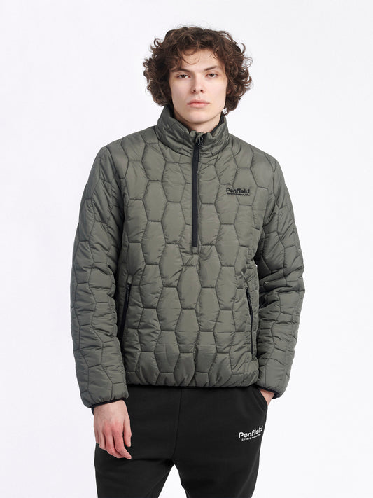 Hudson Script Overhead Jacket in Castlerock