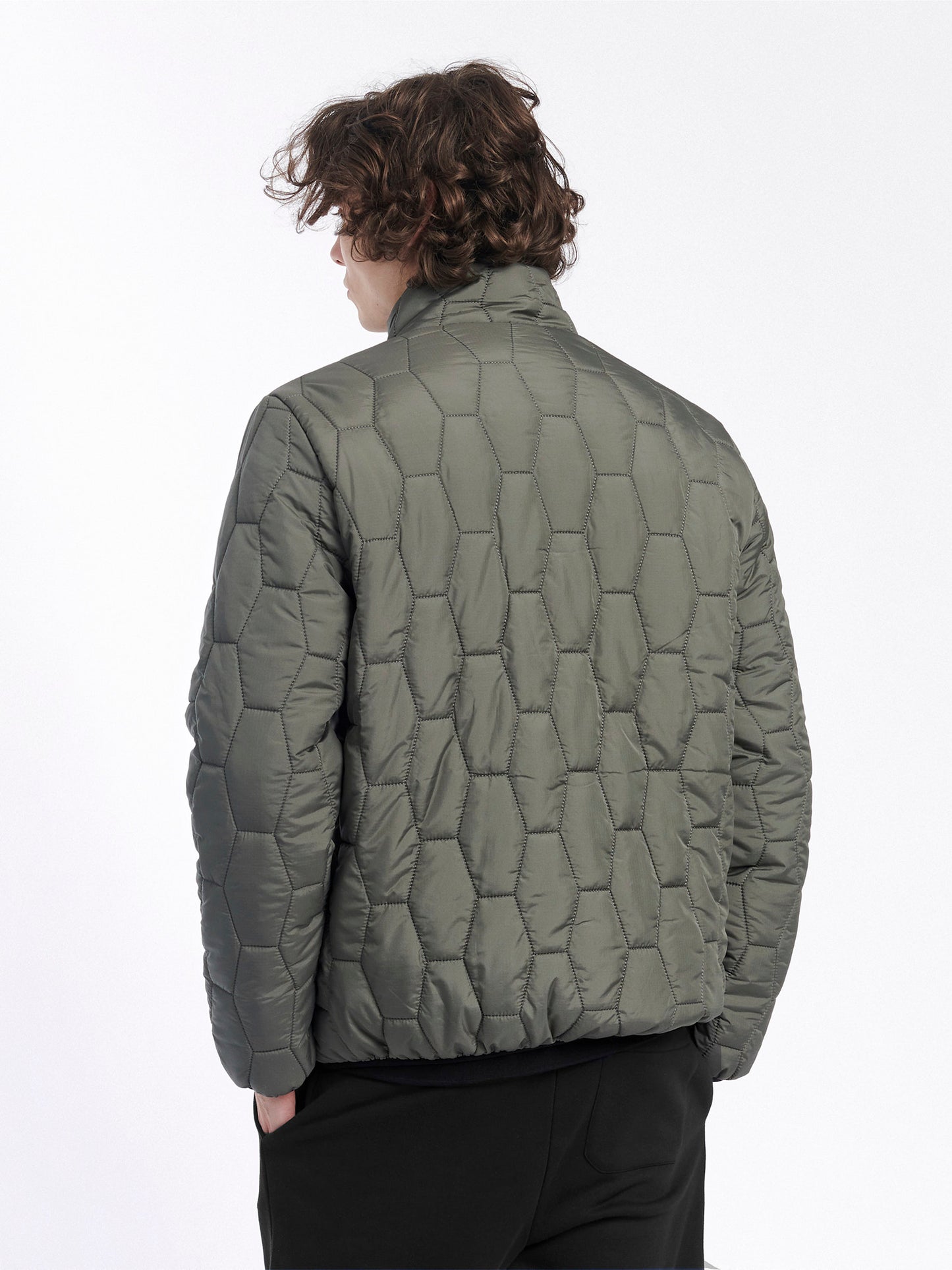 Hudson Script Overhead Jacket in Castlerock