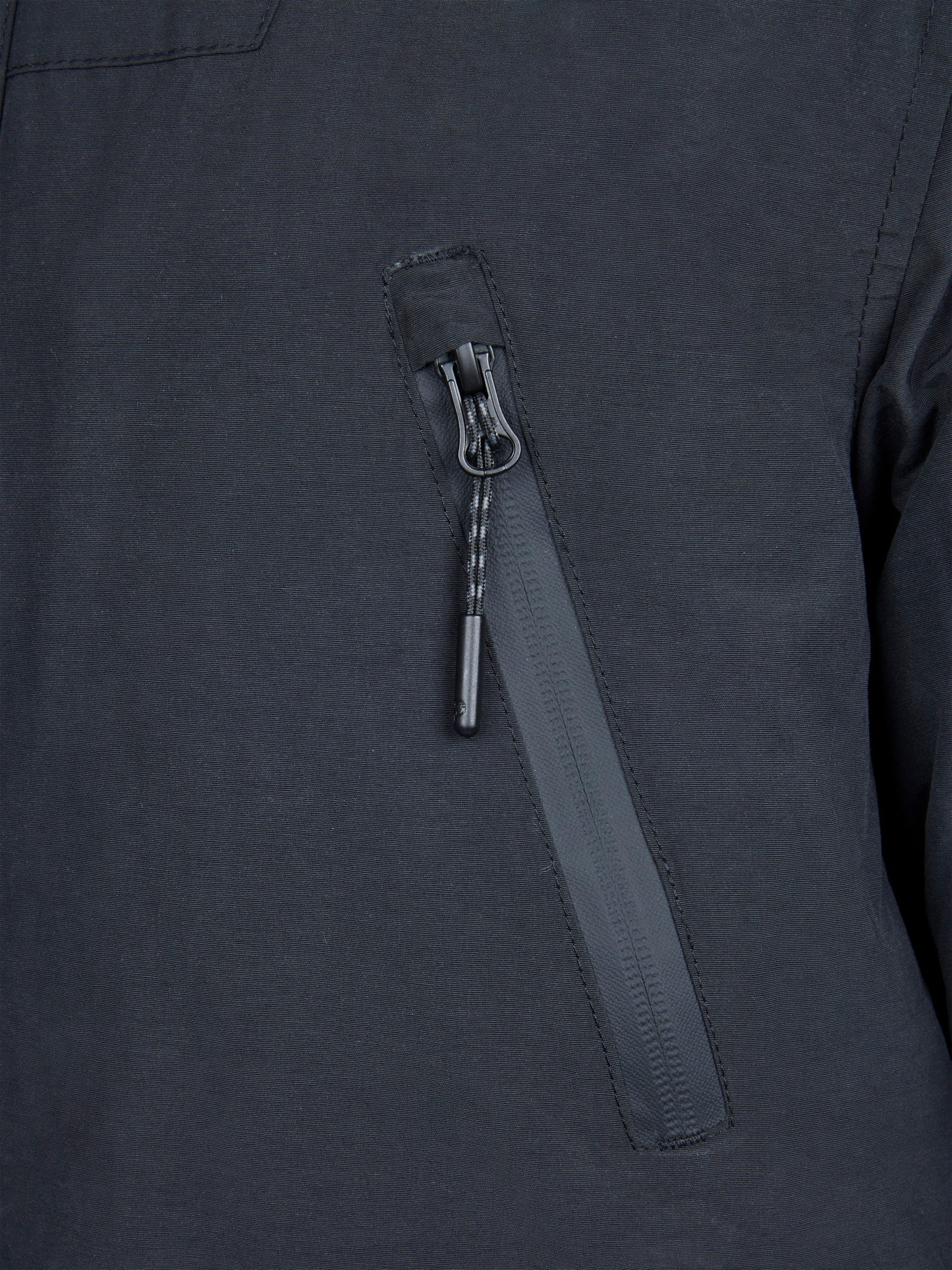 Hudson Script Arctic Bomber Jacket in Black
