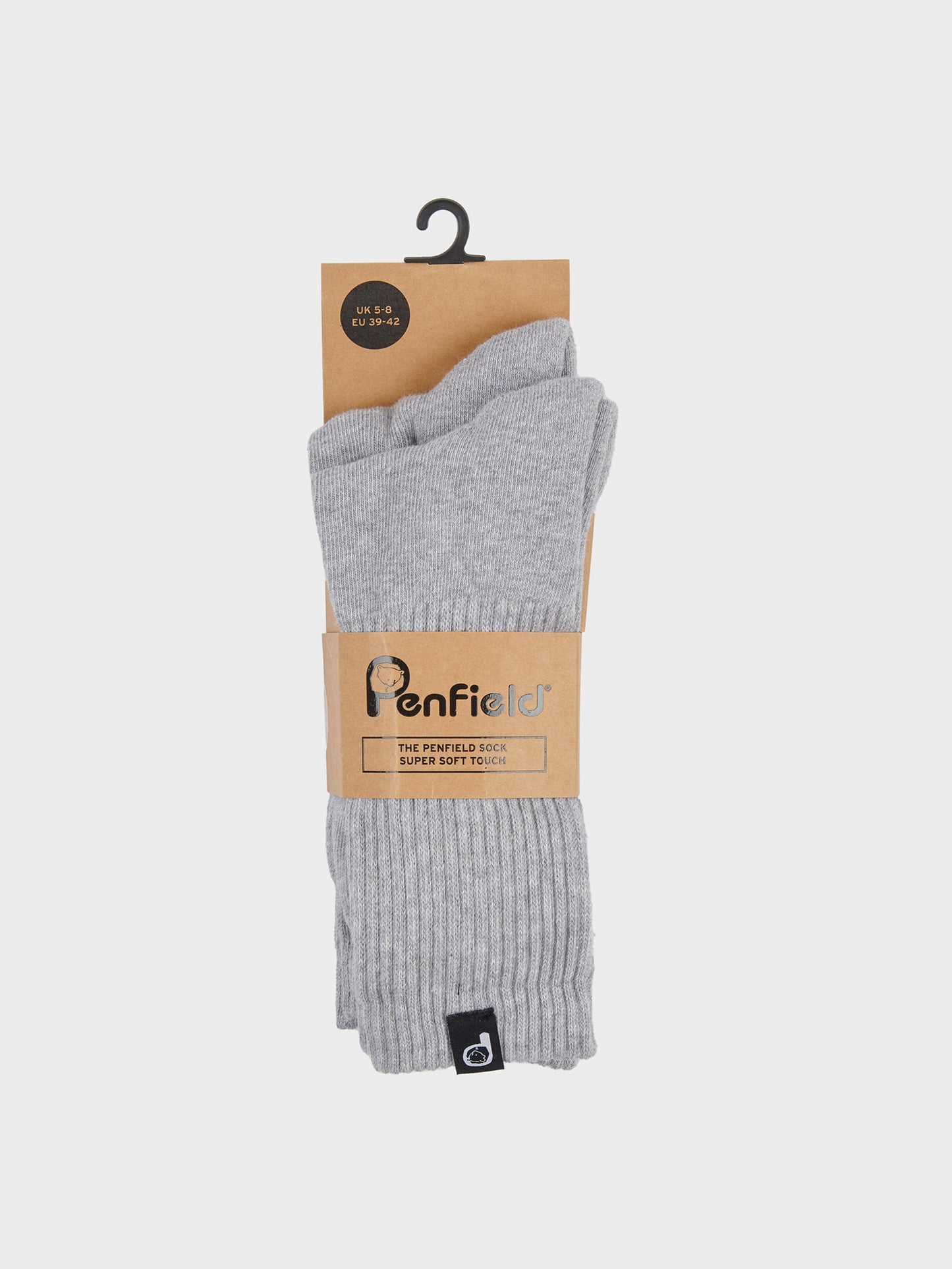2 Pack Socks in Vintage Grey Heather
