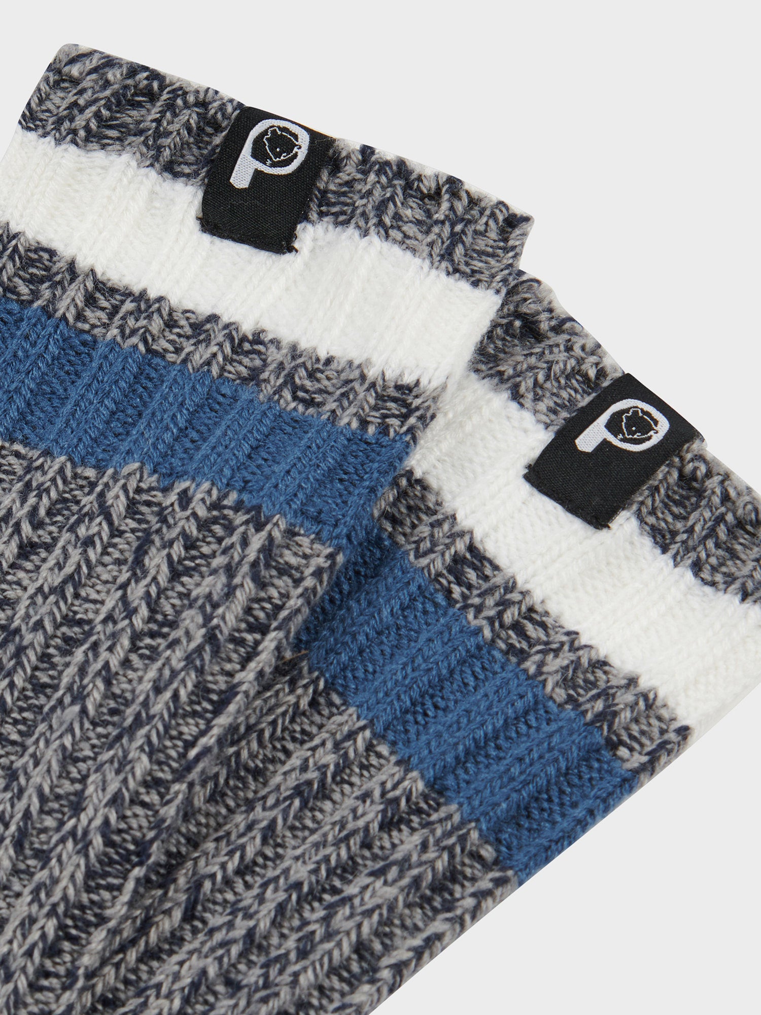 Twist Hiking Wool Blend Socks in Navy Blue