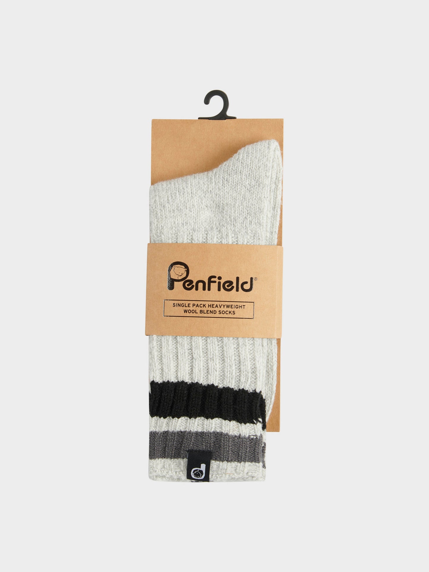 Twist Hiking Wool Blend Socks in Vintage Grey Heather