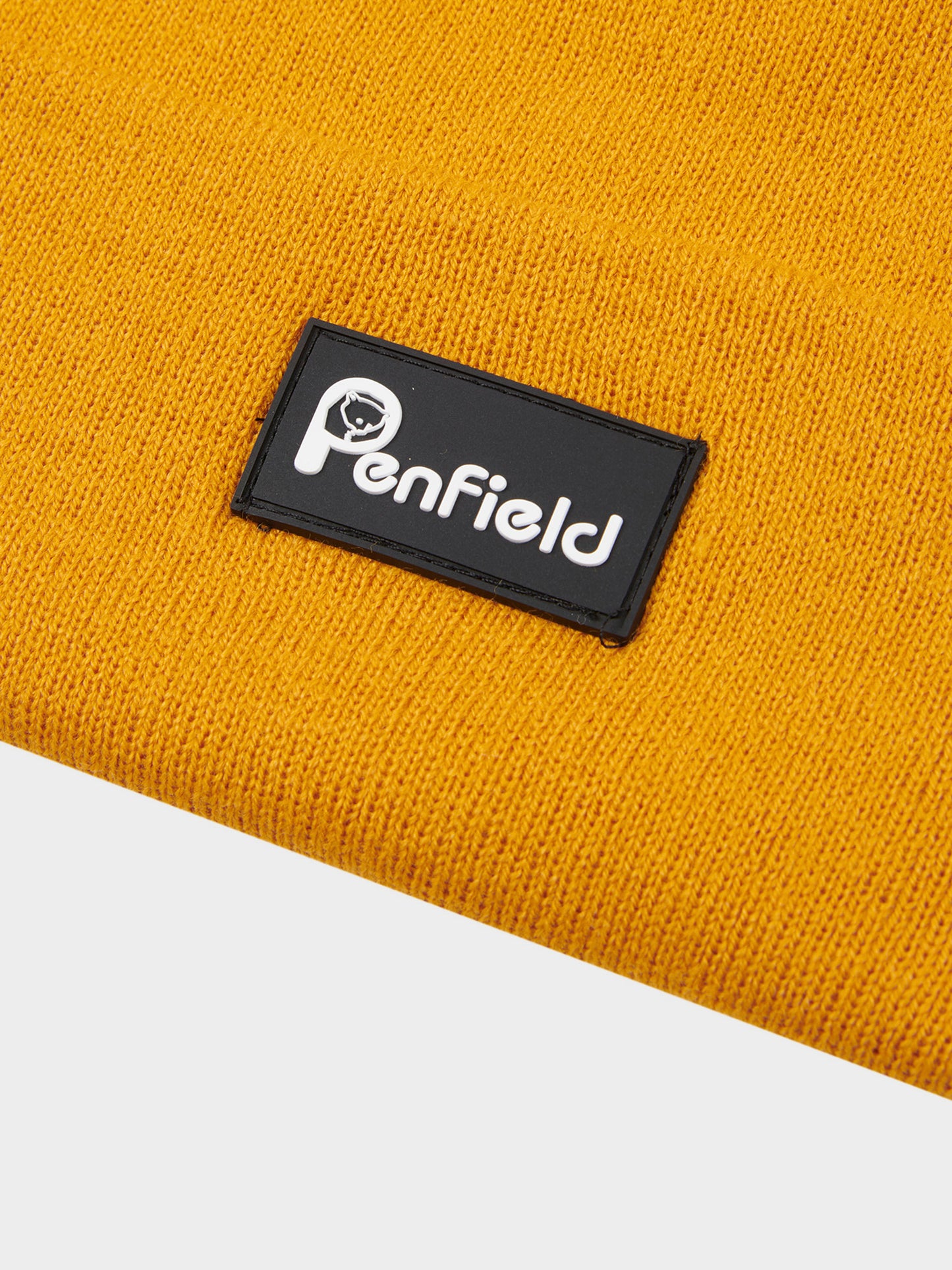 Reverse Badge Beanie in Sunflower