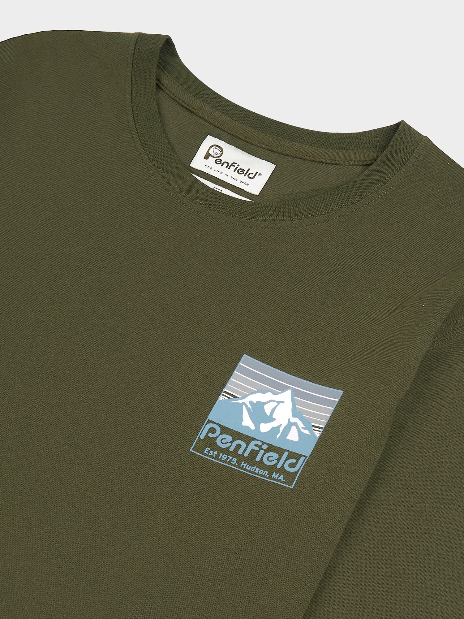 Penfield Back Graphic LS T-Shirt Forest Night
