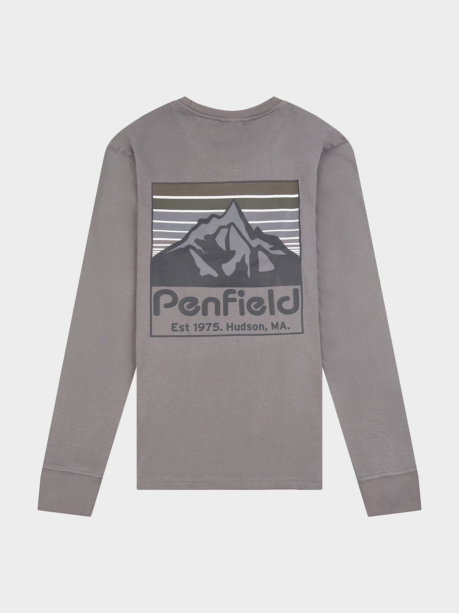 Penfield Back Graphic LS T-Shirt Castlerock