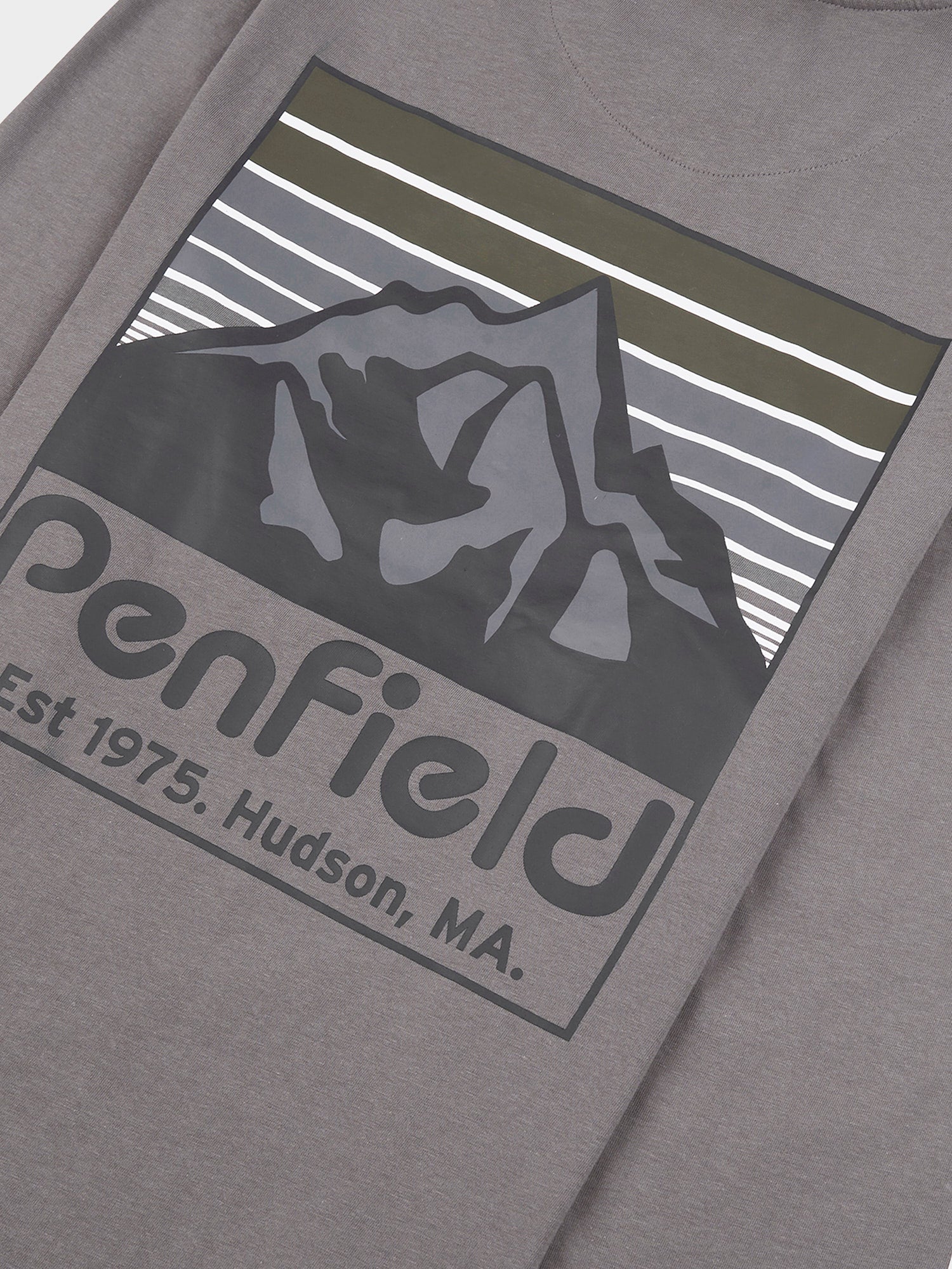 Penfield Back Graphic LS T-Shirt Castlerock