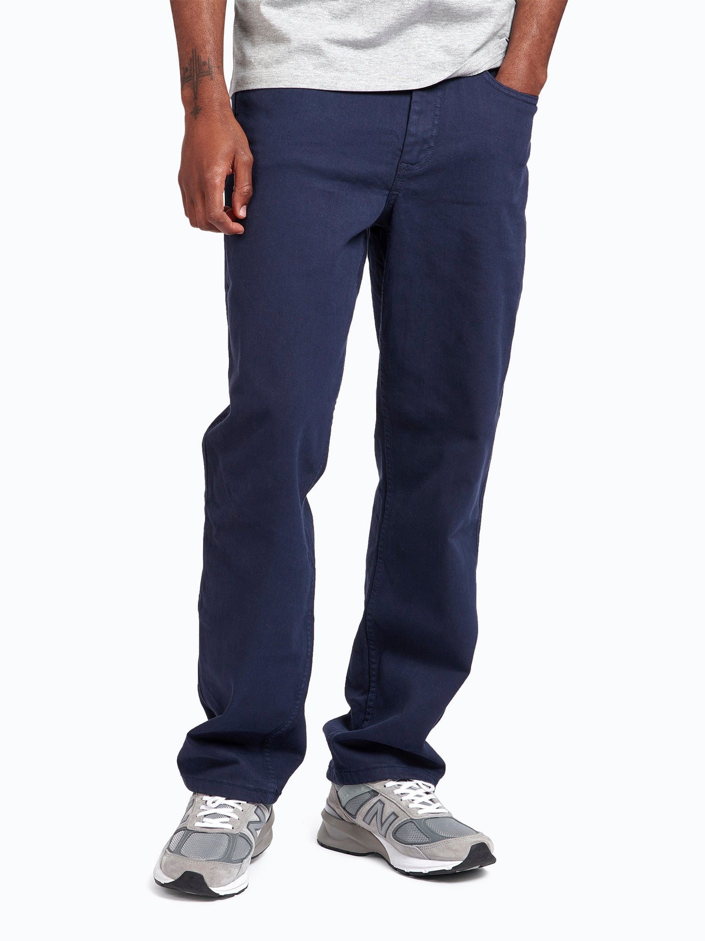 5 Pocket Trouser in Navy Blue