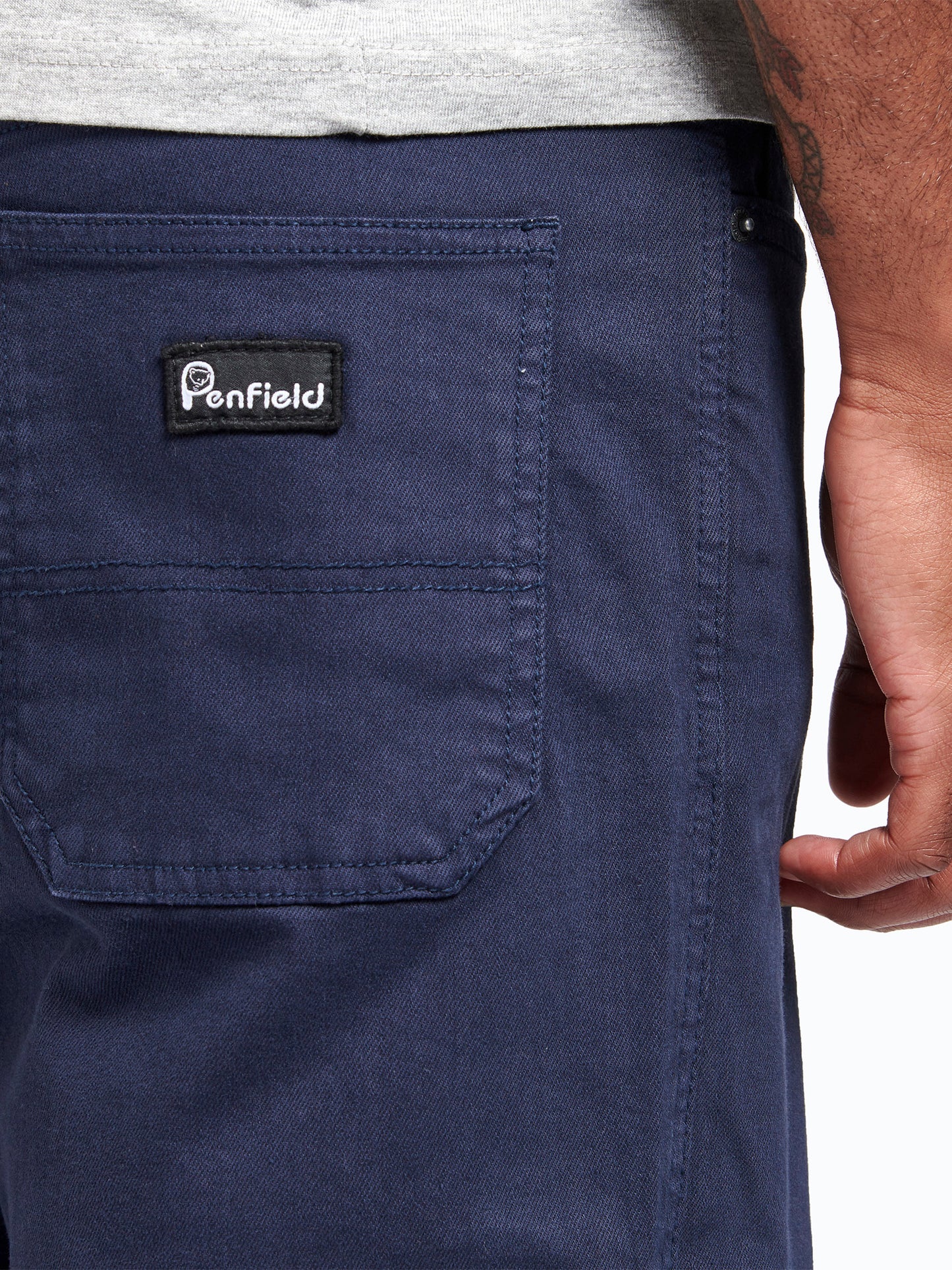 5 Pocket Trouser in Navy Blue