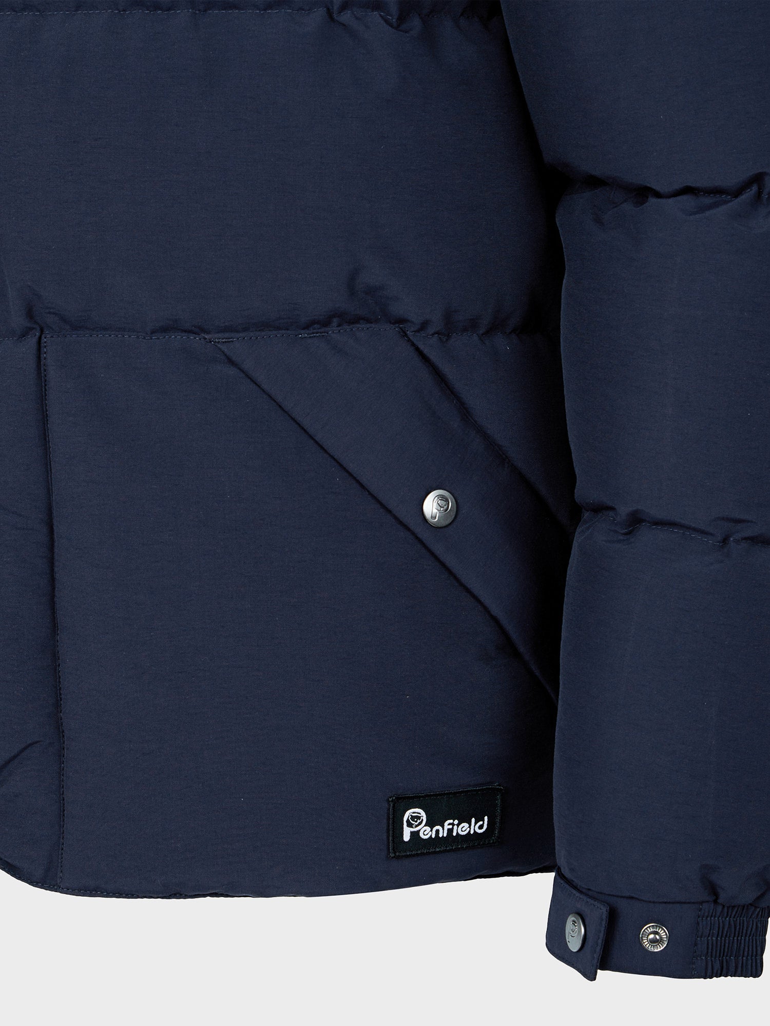 Pelam Puffer Jacket in Navy Blue