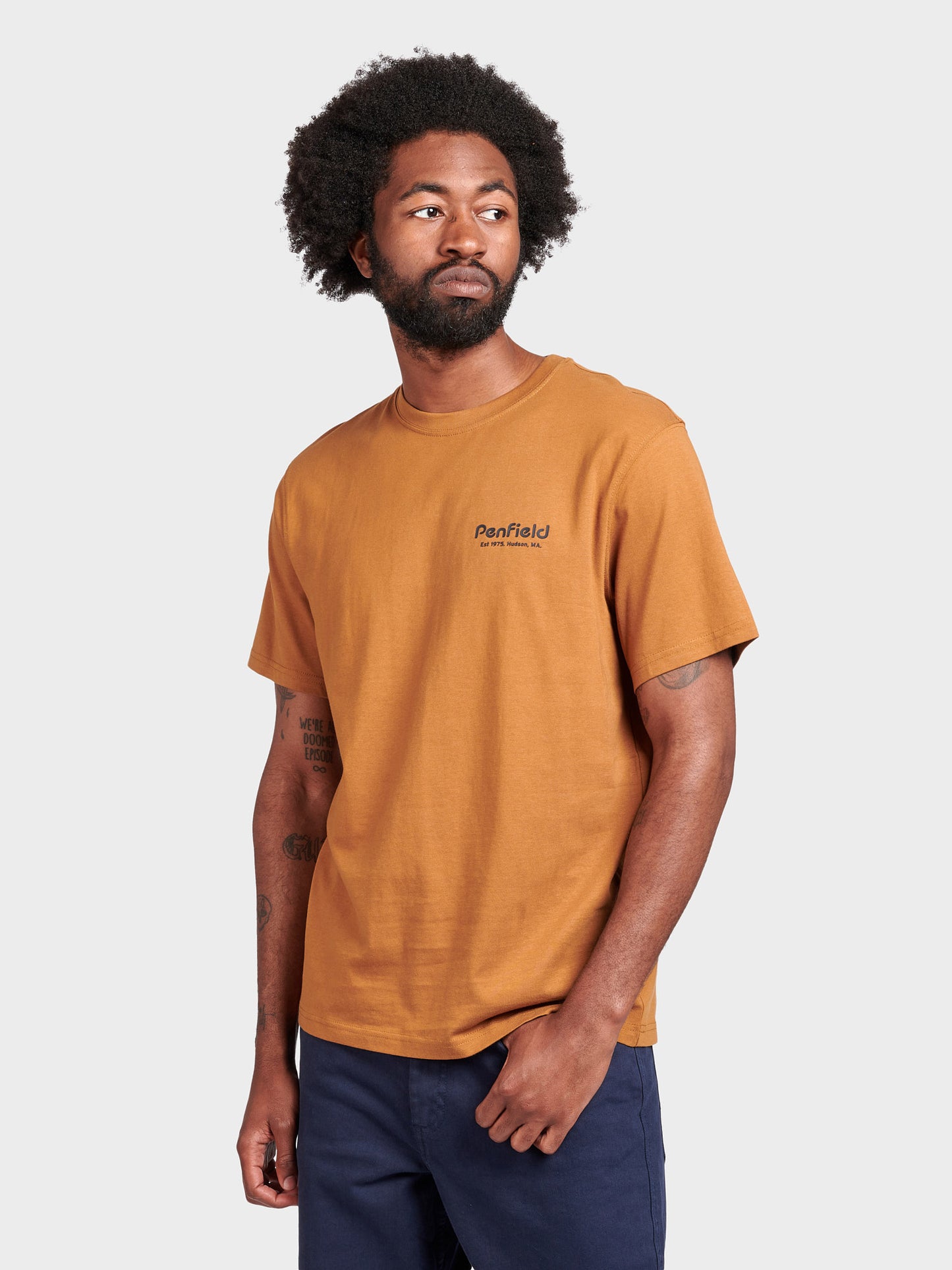 Arc Mountain T-Shirt in Rubber