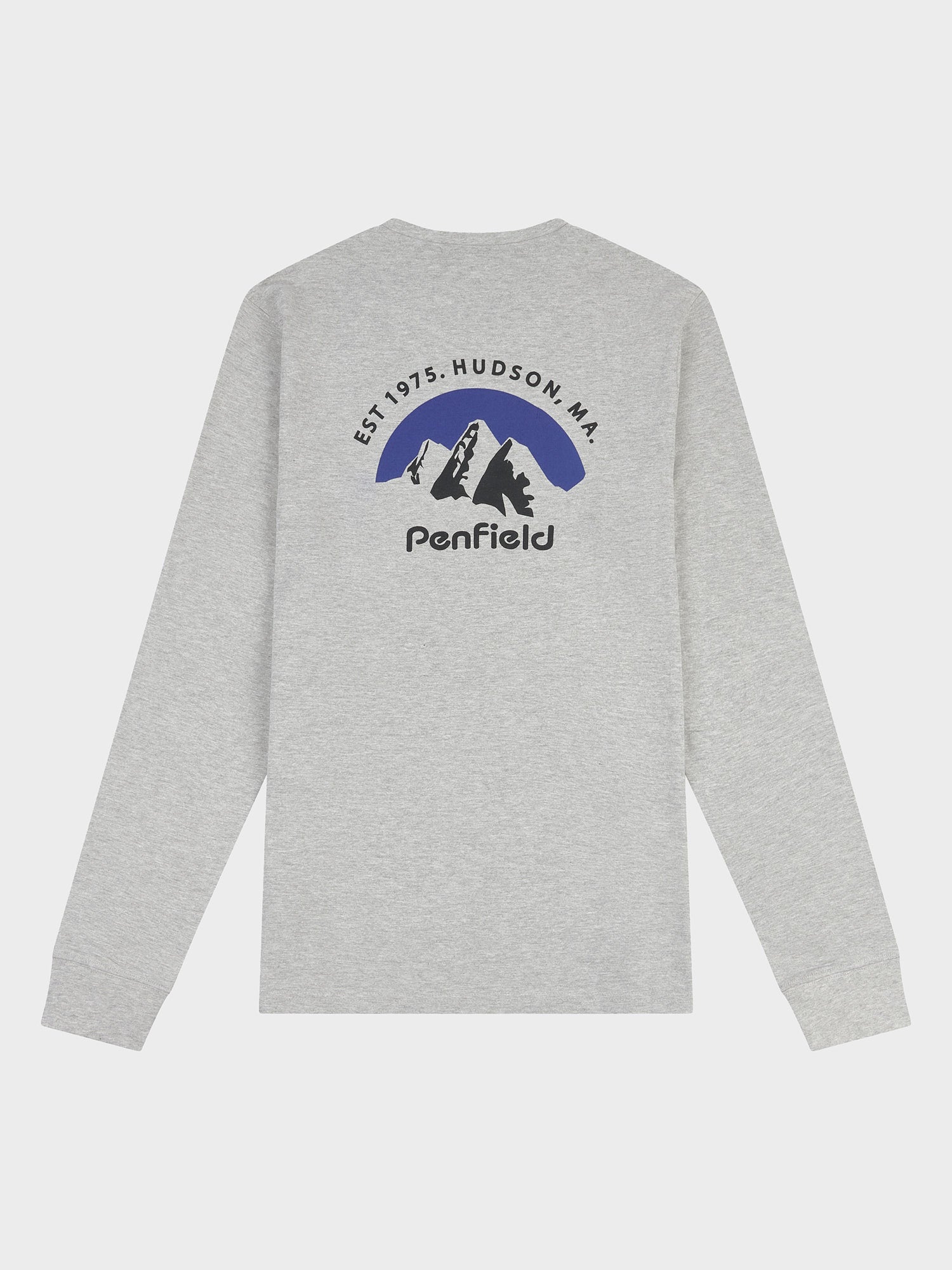 Arc Mountain Long Sleeve T-Shirt in Vintage Grey Heather