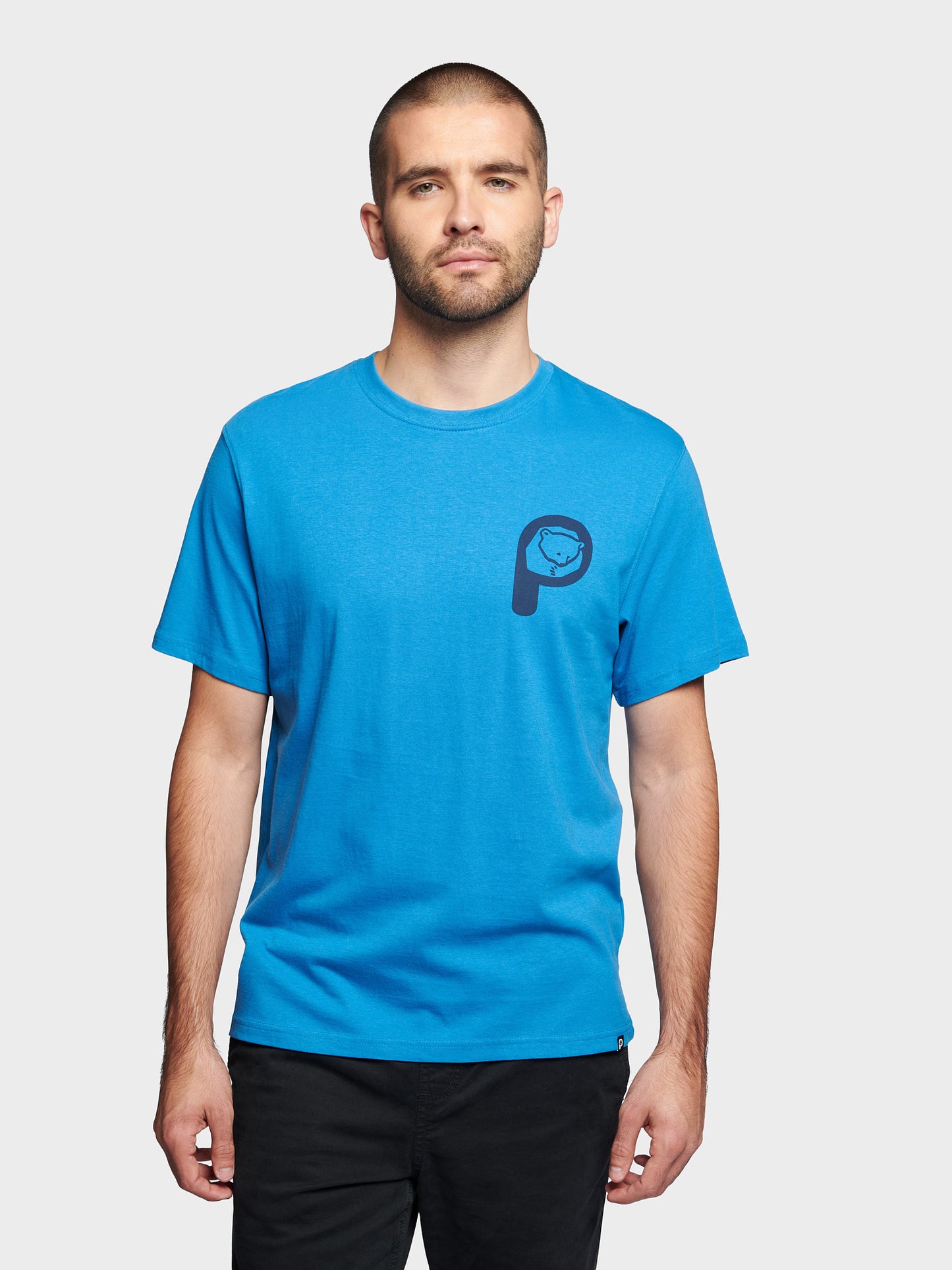 P Bear Graphic T-shirt in Vallarta Blue