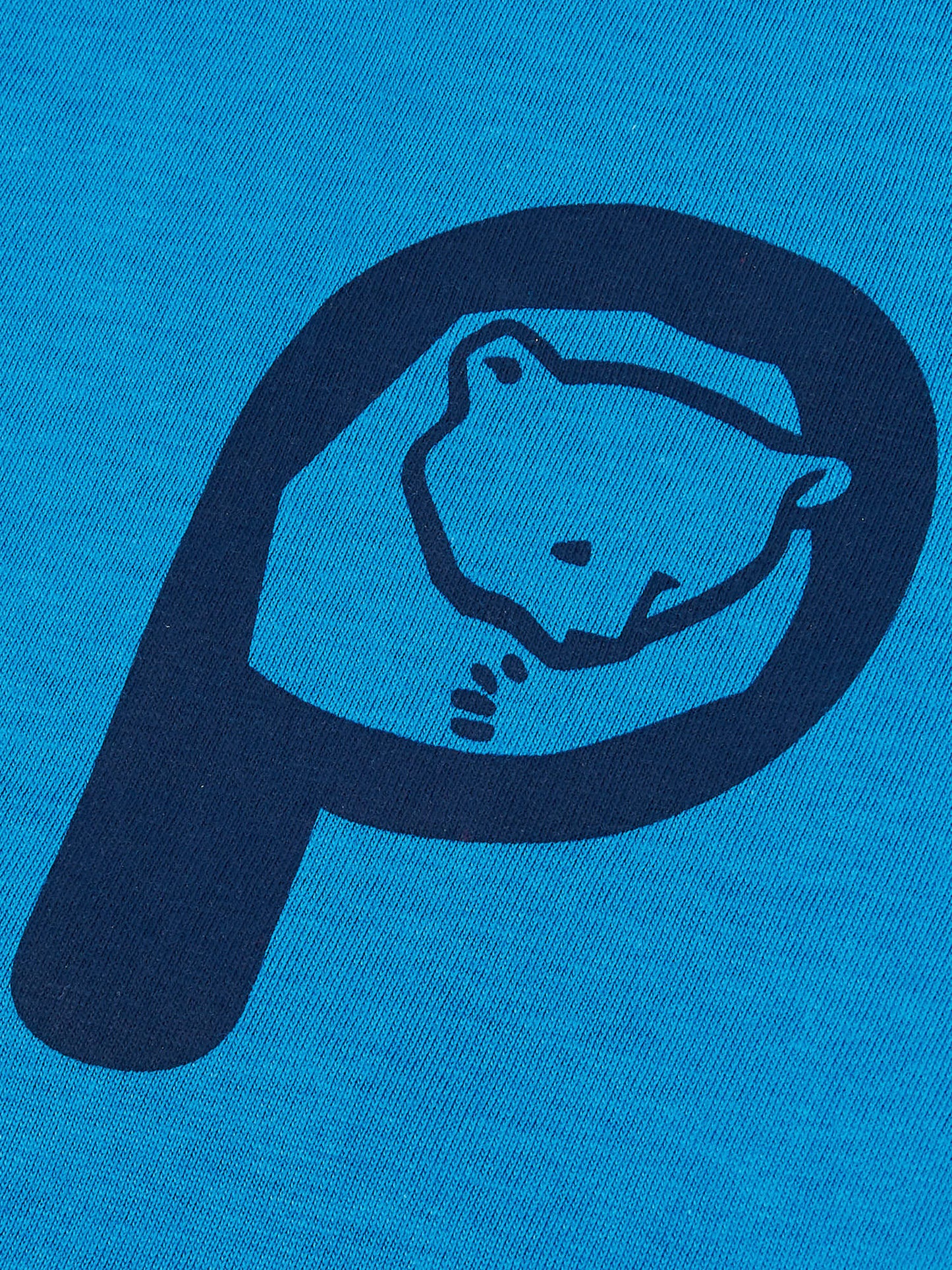 P Bear Graphic T-shirt in Vallarta Blue