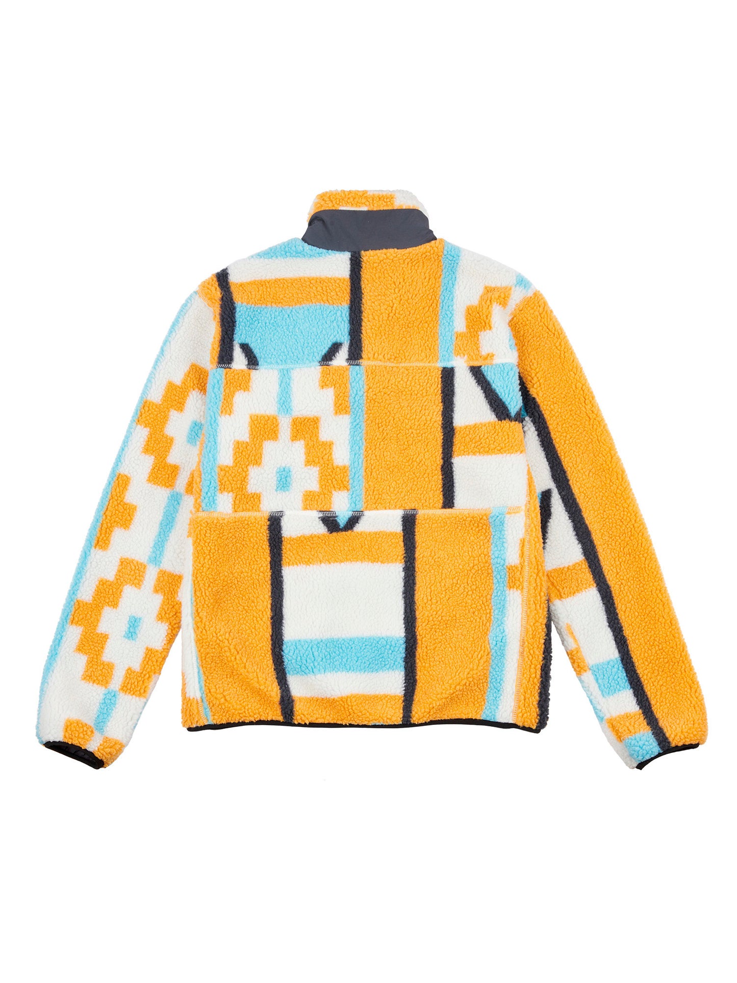 Geo Print Polar Fleece Mattawa in Apricot