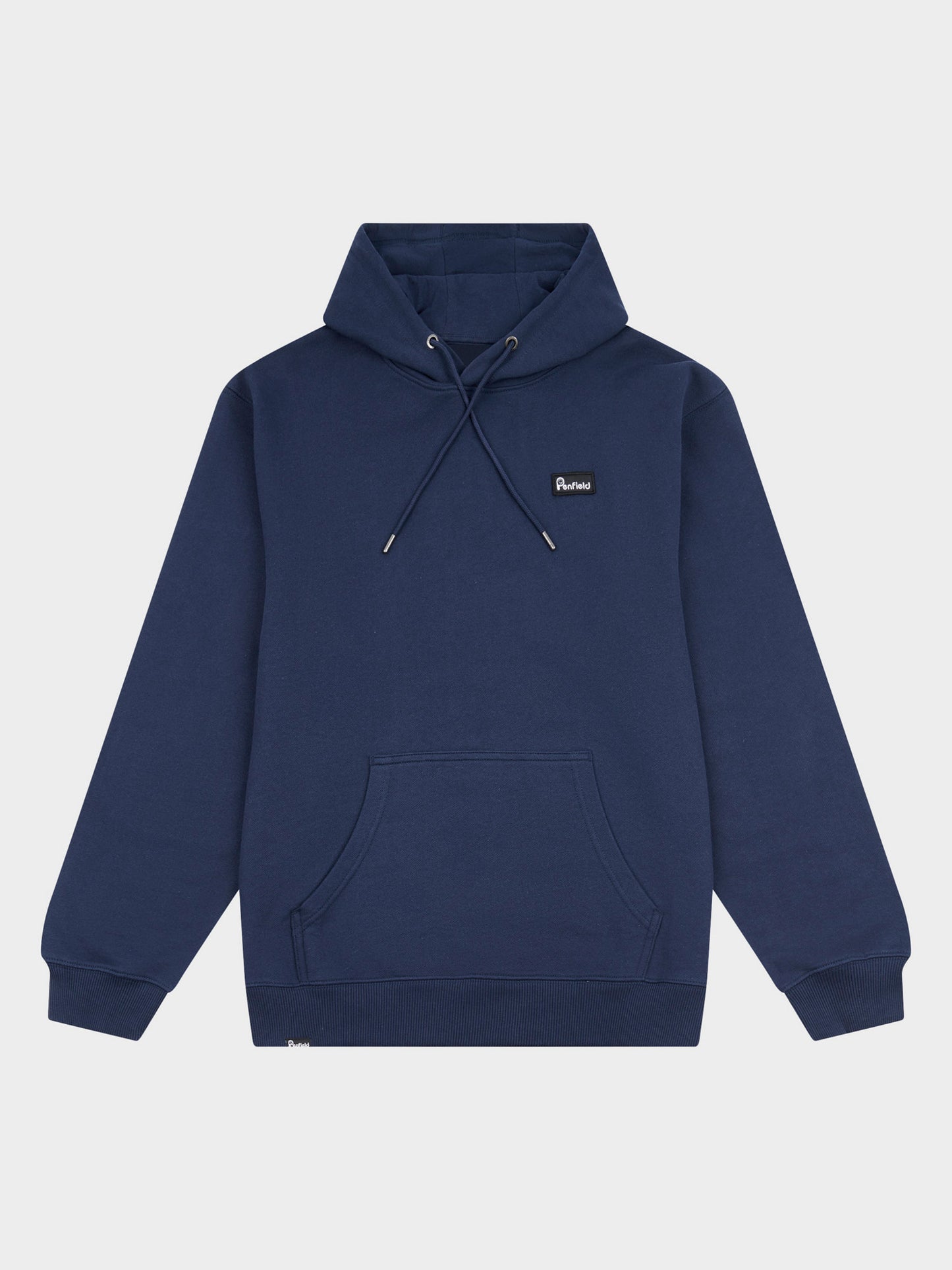 Badge Hoodie in Navy Blue