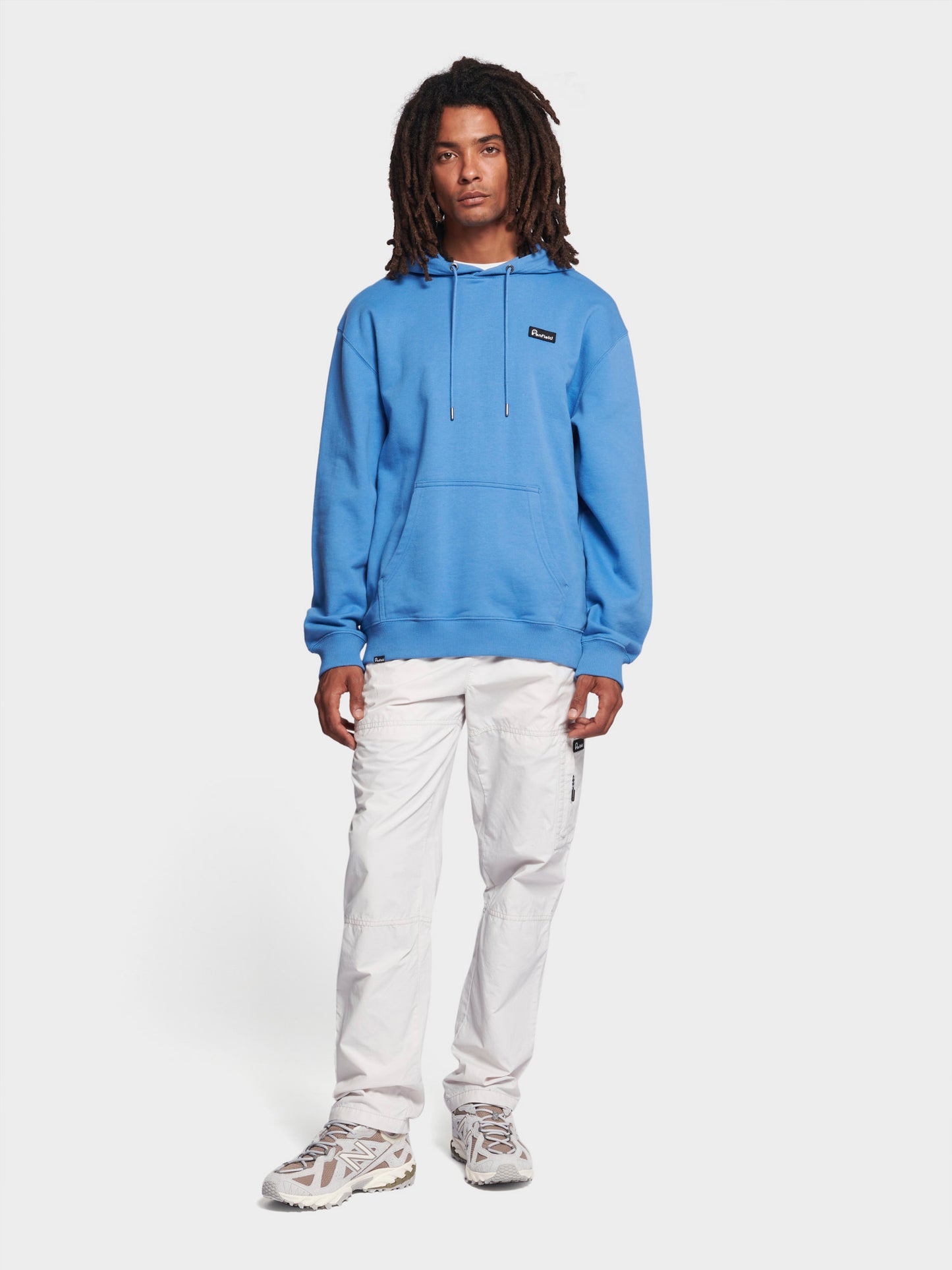 Badge Hoodie in Riviera