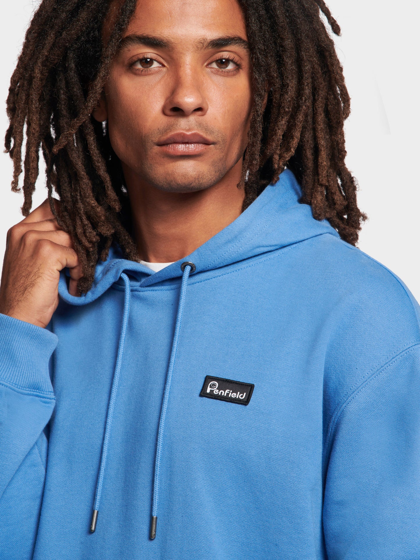 Badge Hoodie in Riviera