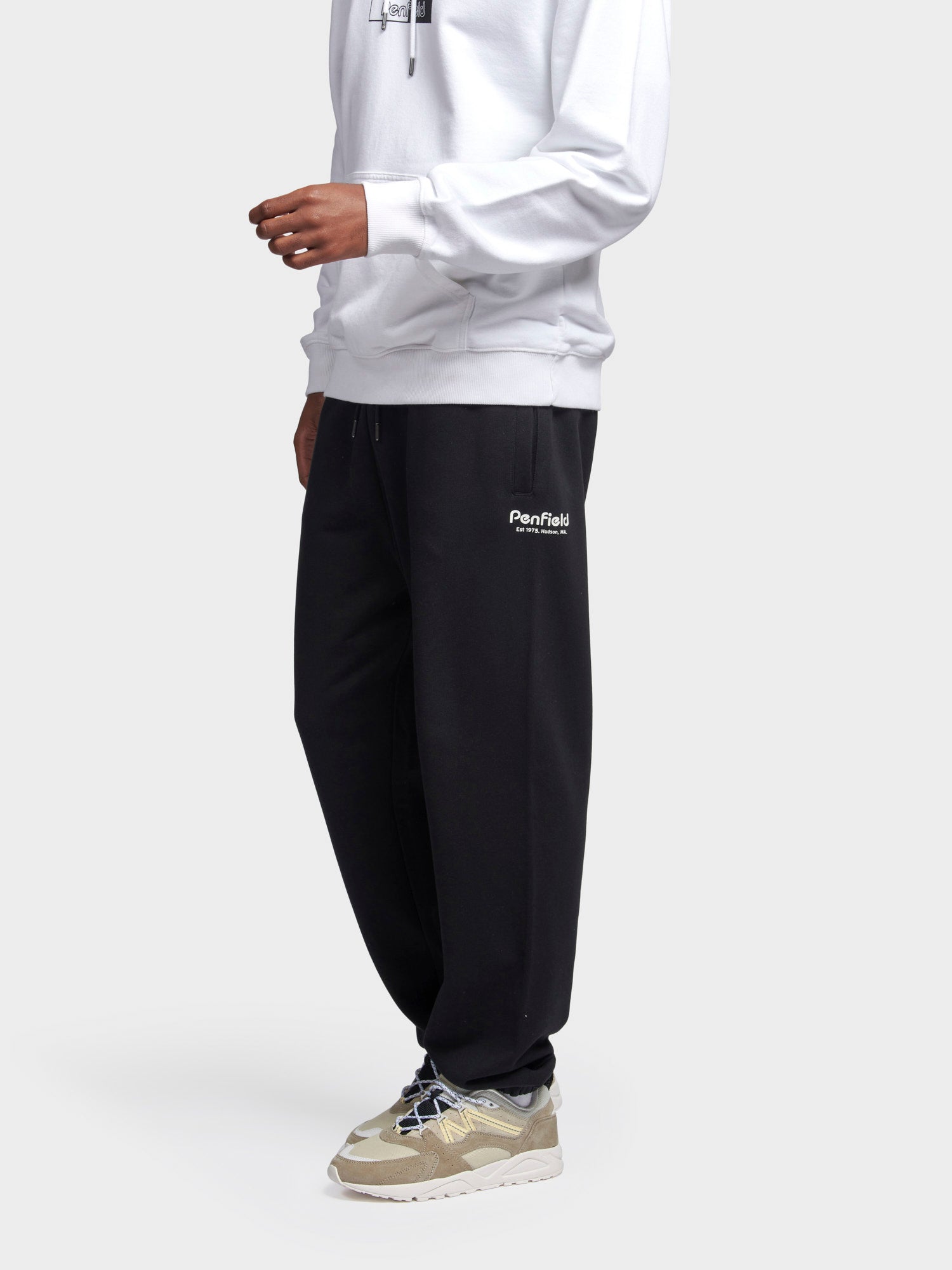 Hudson Script Sweatpants in Black